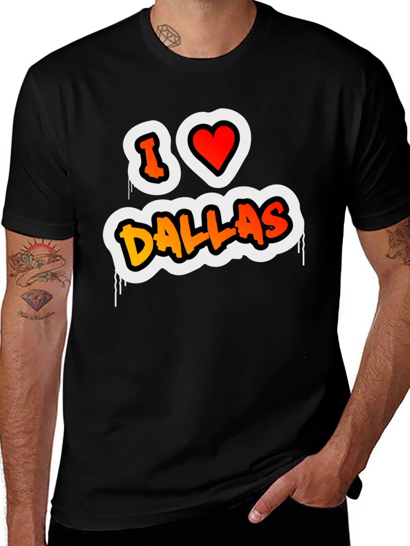 I Love Dallas Graphic T-Shirt