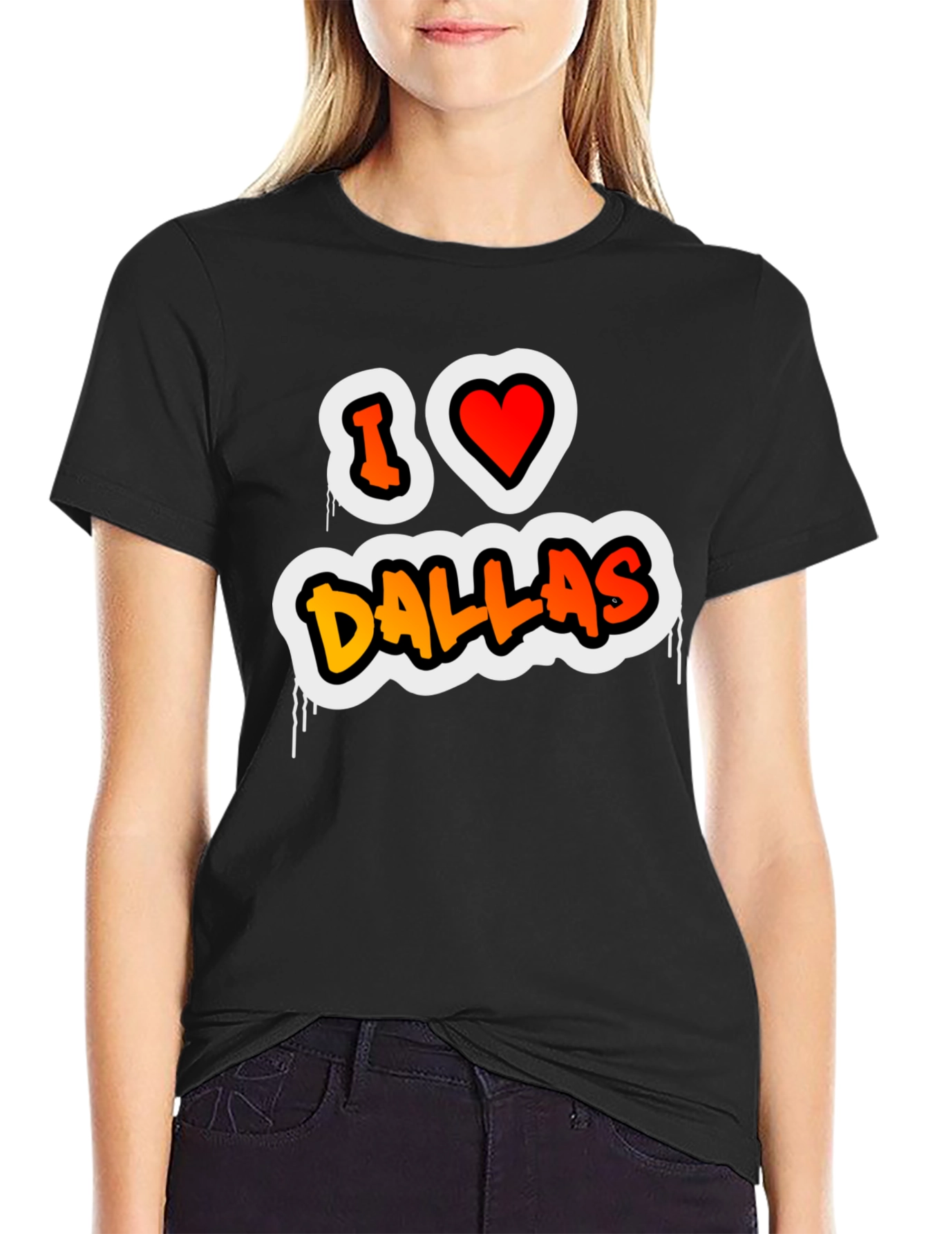 I Love Dallas Graphic T-Shirt