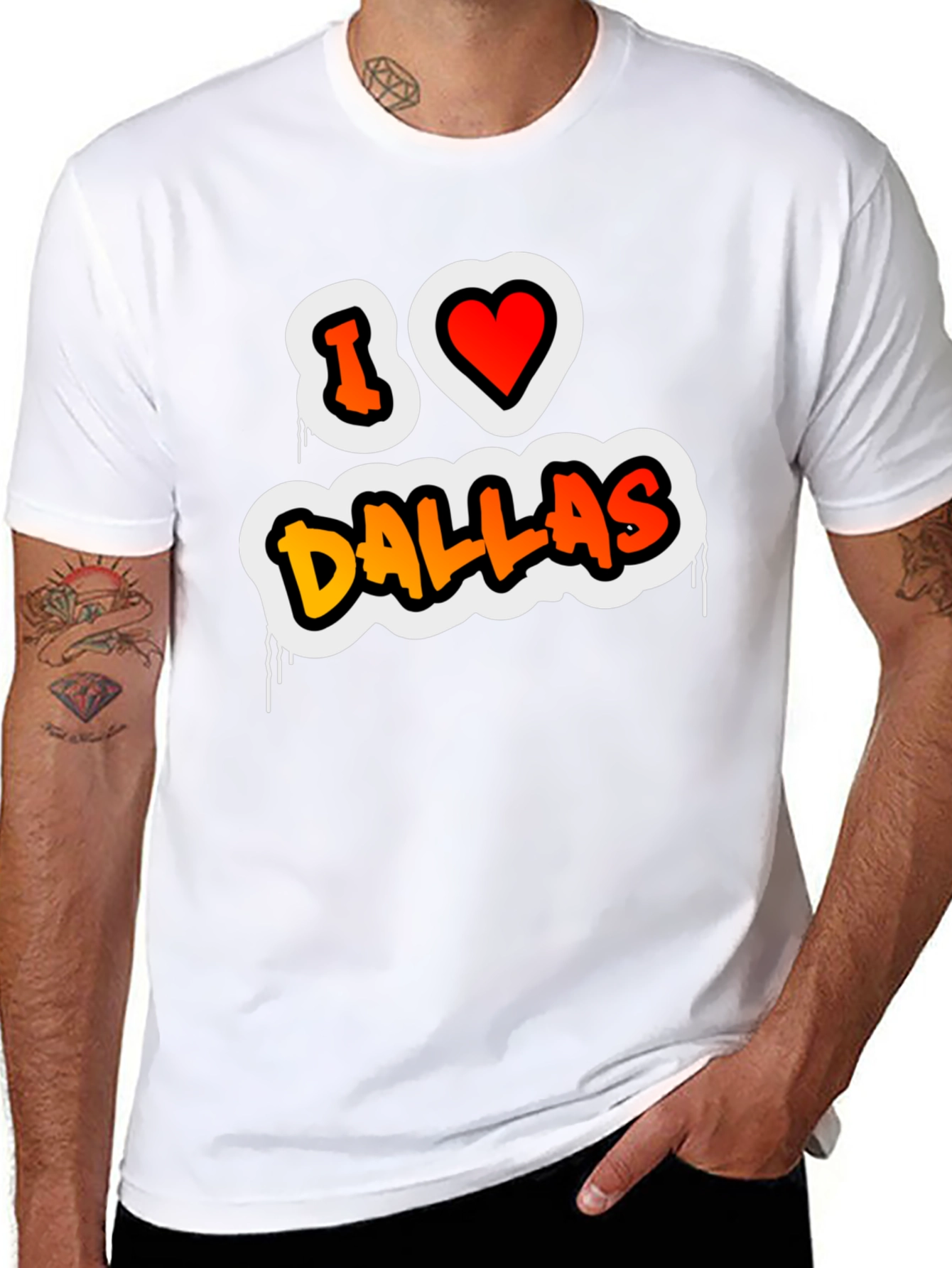 I Love Dallas Graphic T-Shirt