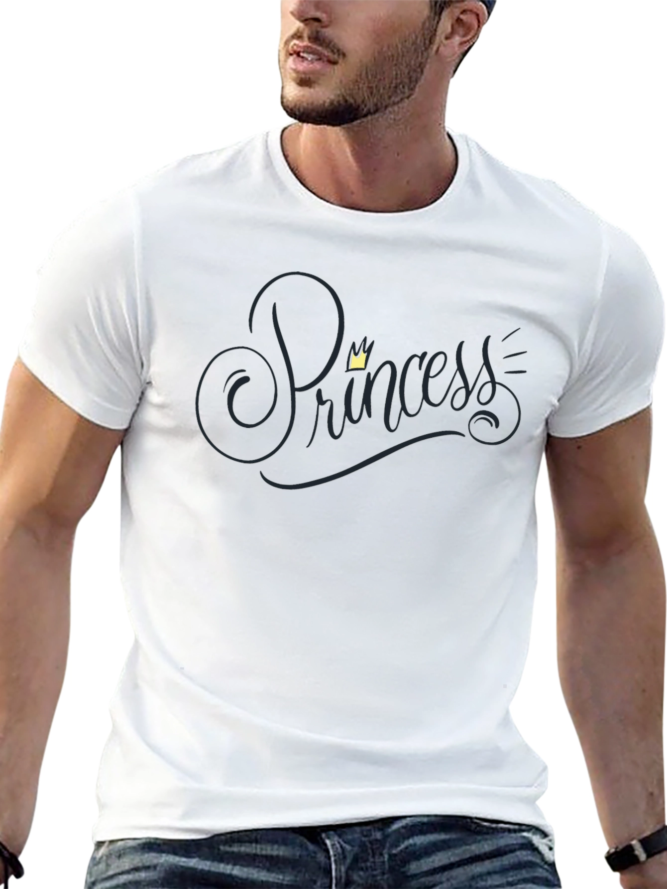 Princess Graphic Tee - Black