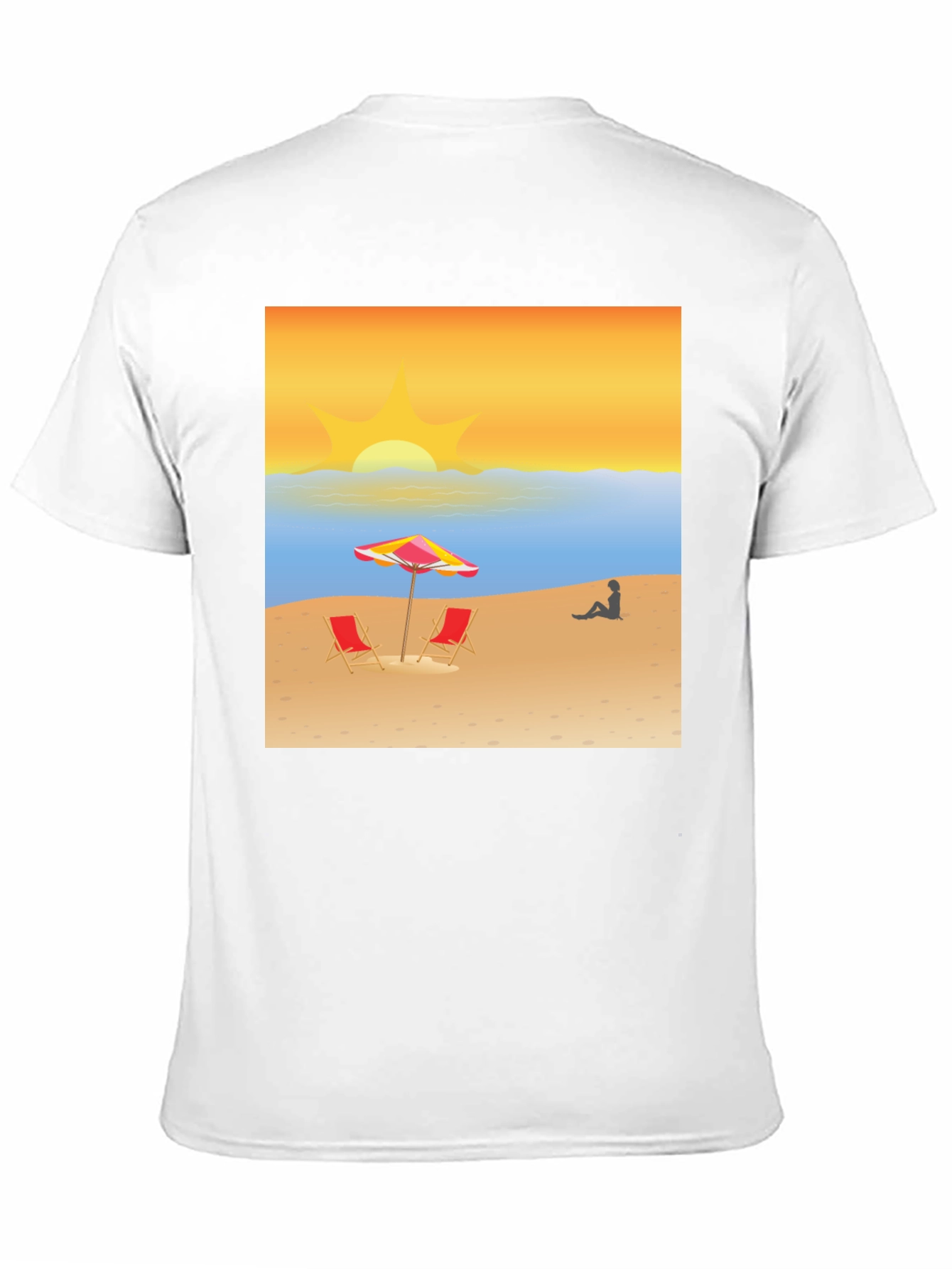 Beach Sunset Graphic T-Shirt