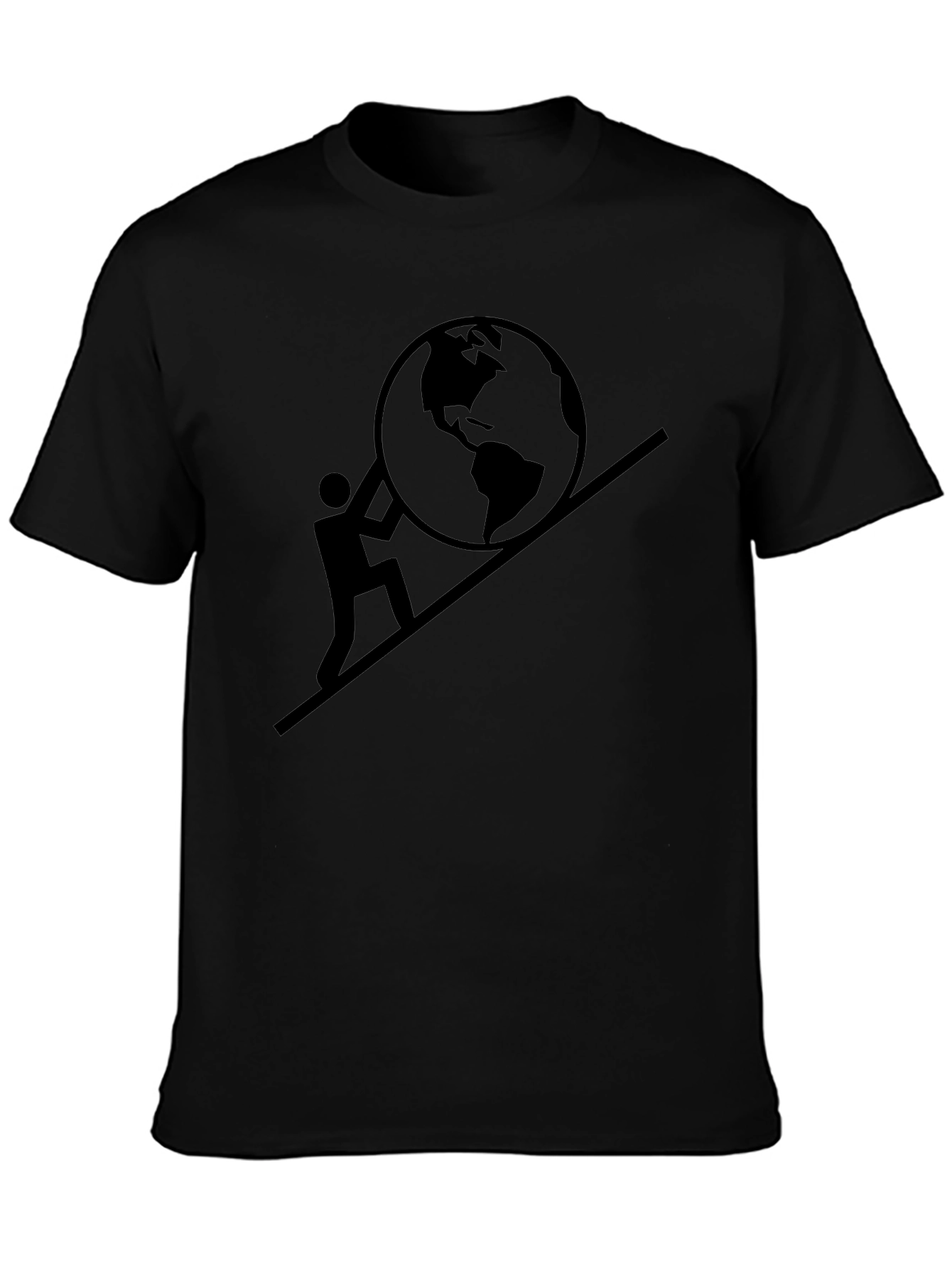 Black Earth Carrier Graphic Tee - Unique Design