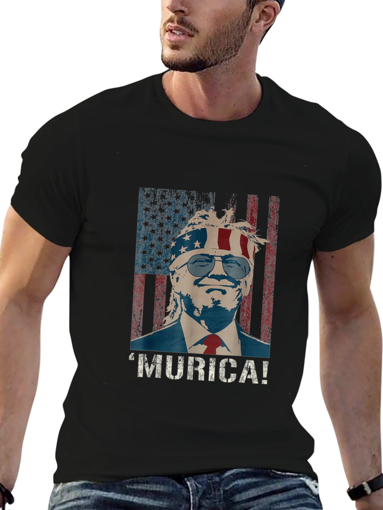 Patriotic Murica! Graphic Tee - USA Pride