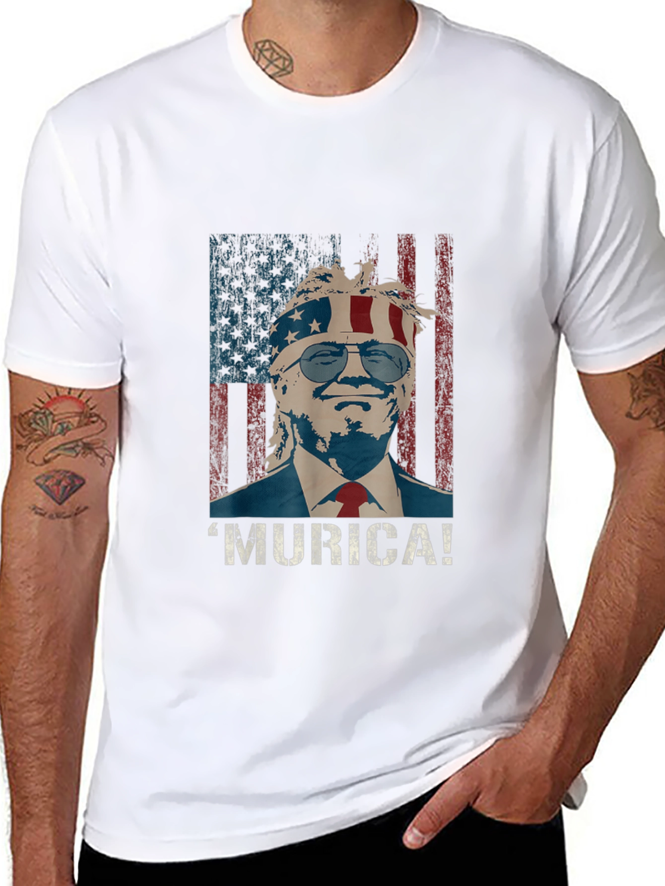 Patriotic Murica! Graphic Tee - USA Pride