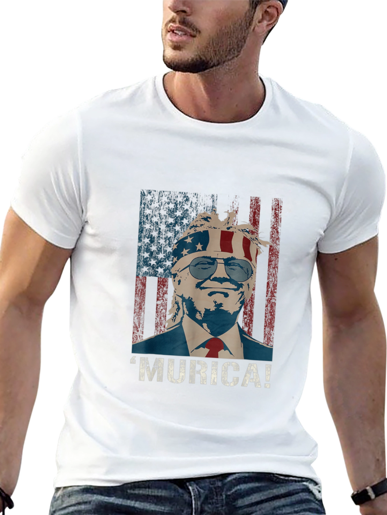 Patriotic Murica! Graphic Tee - USA Pride