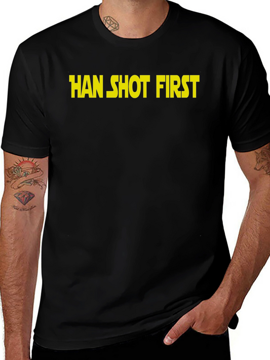 Han Shot First Graphic Tee