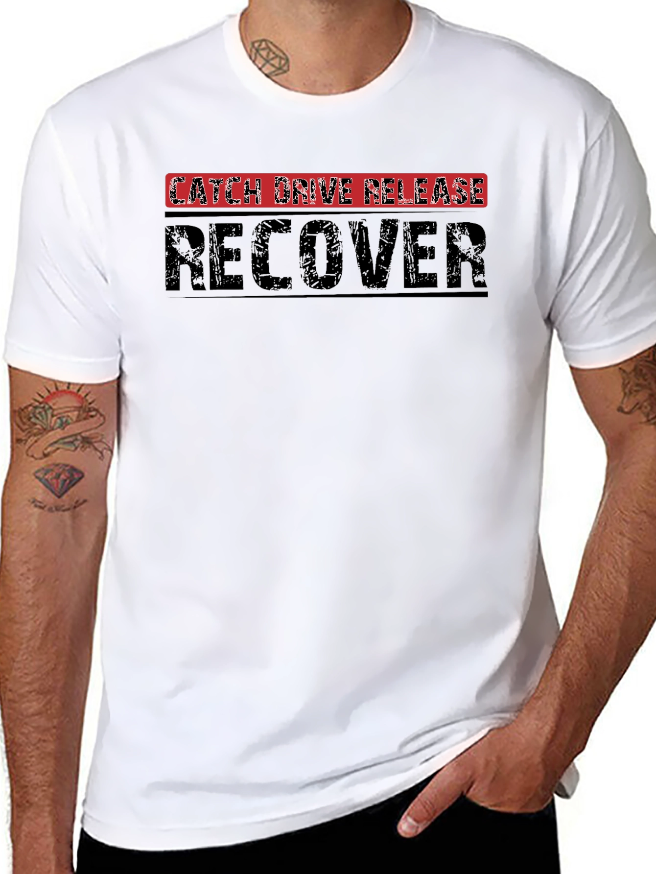 Catch Drive Release Recover Graphic T-Shirt