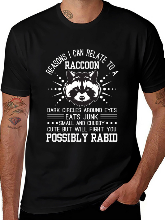 Funny Raccoon Relate T-Shirt