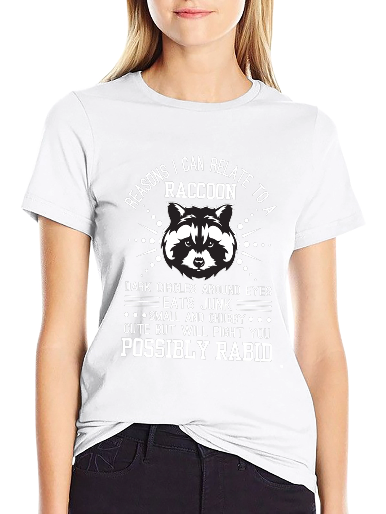 Funny Raccoon Relate T-Shirt