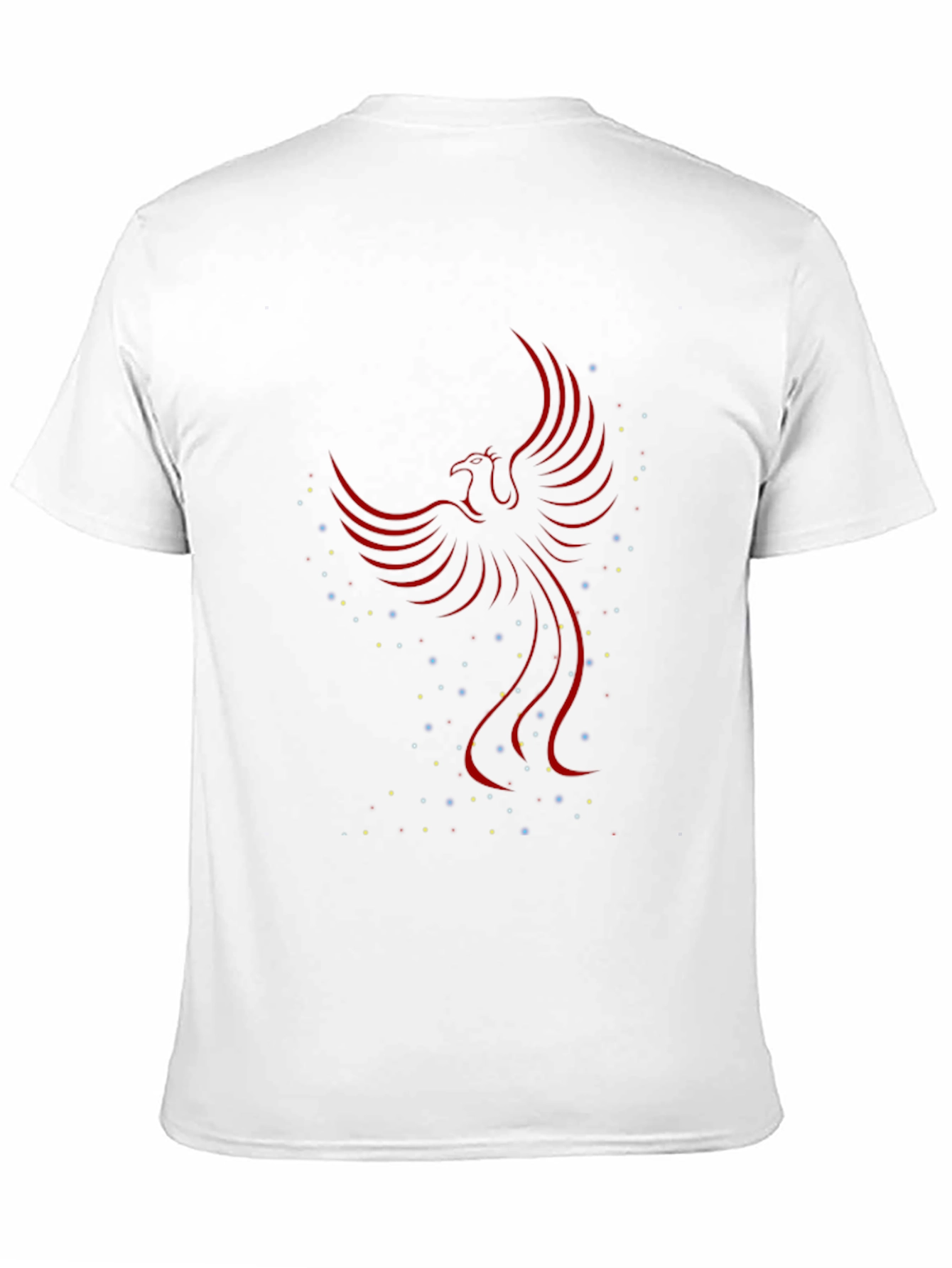 Phoenix Graphic Print T-Shirt - Black