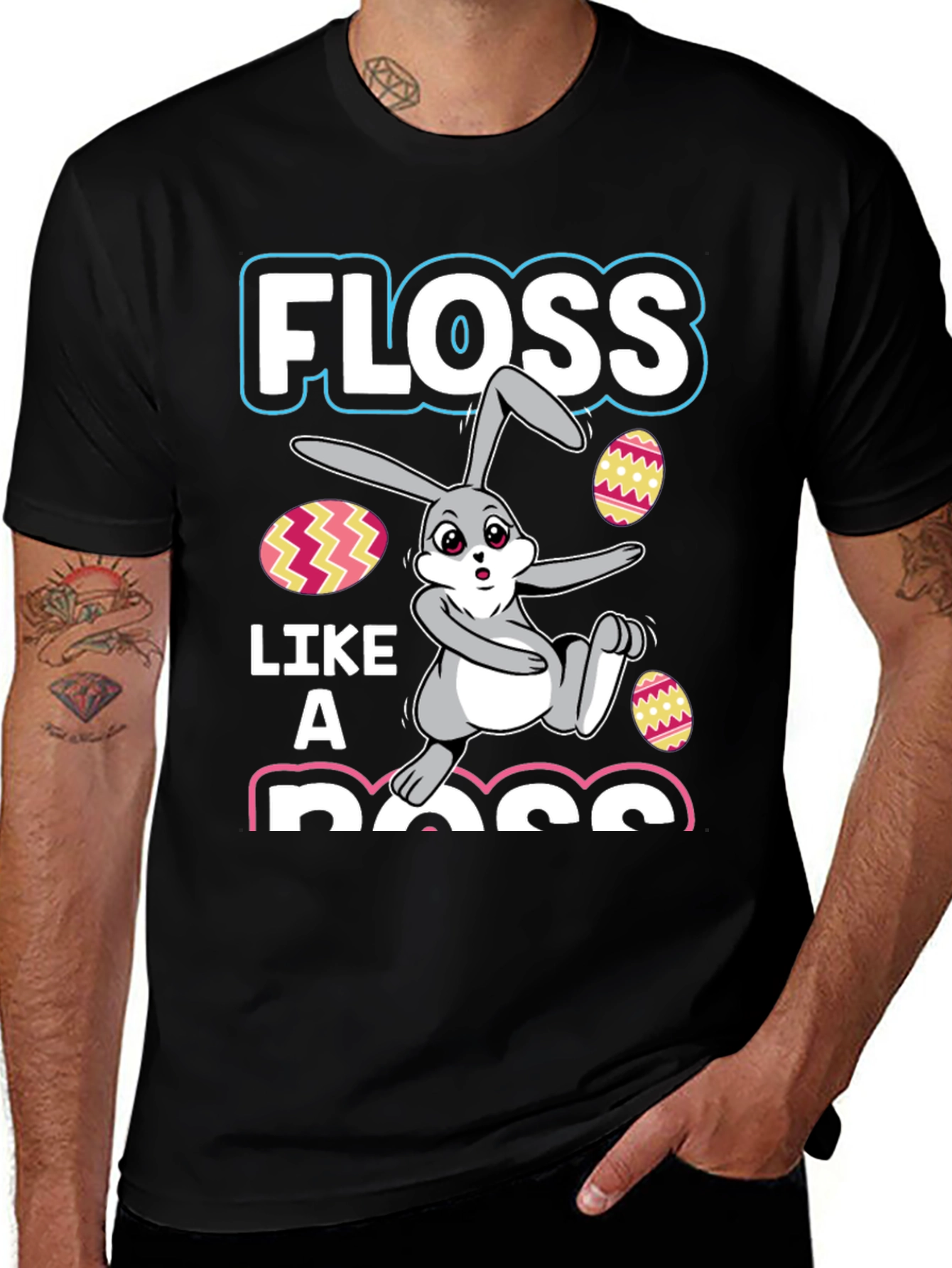 Floss Like A Boss Easter Bunny T-Shirt