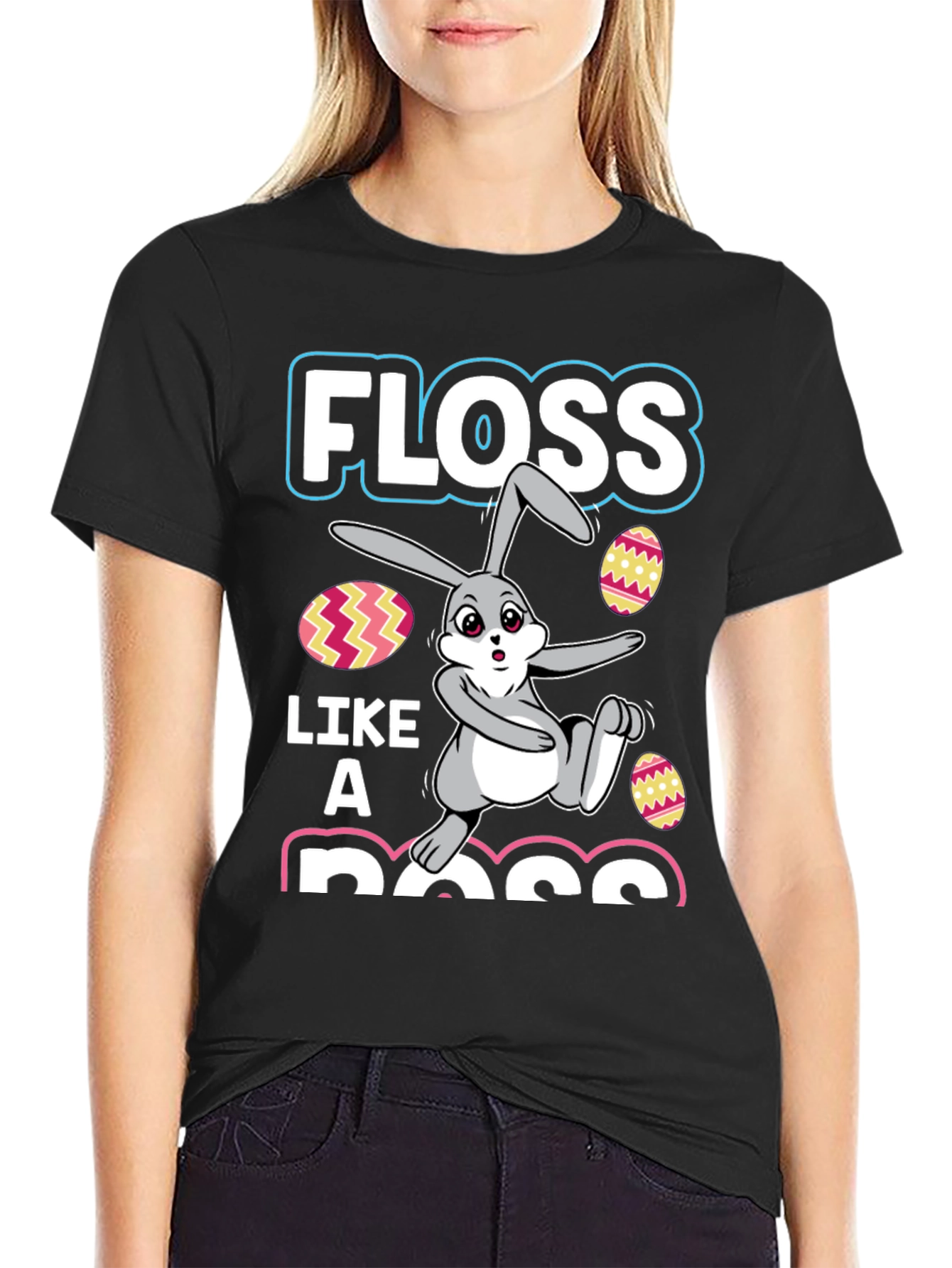 Floss Like A Boss Easter Bunny T-Shirt