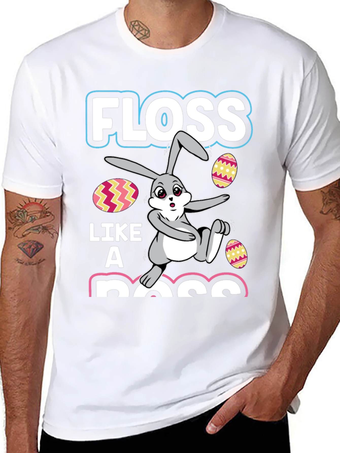 Floss Like A Boss Easter Bunny T-Shirt