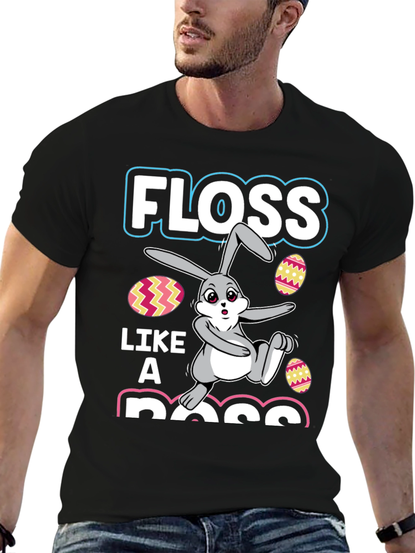 Floss Like A Boss Easter Bunny T-Shirt
