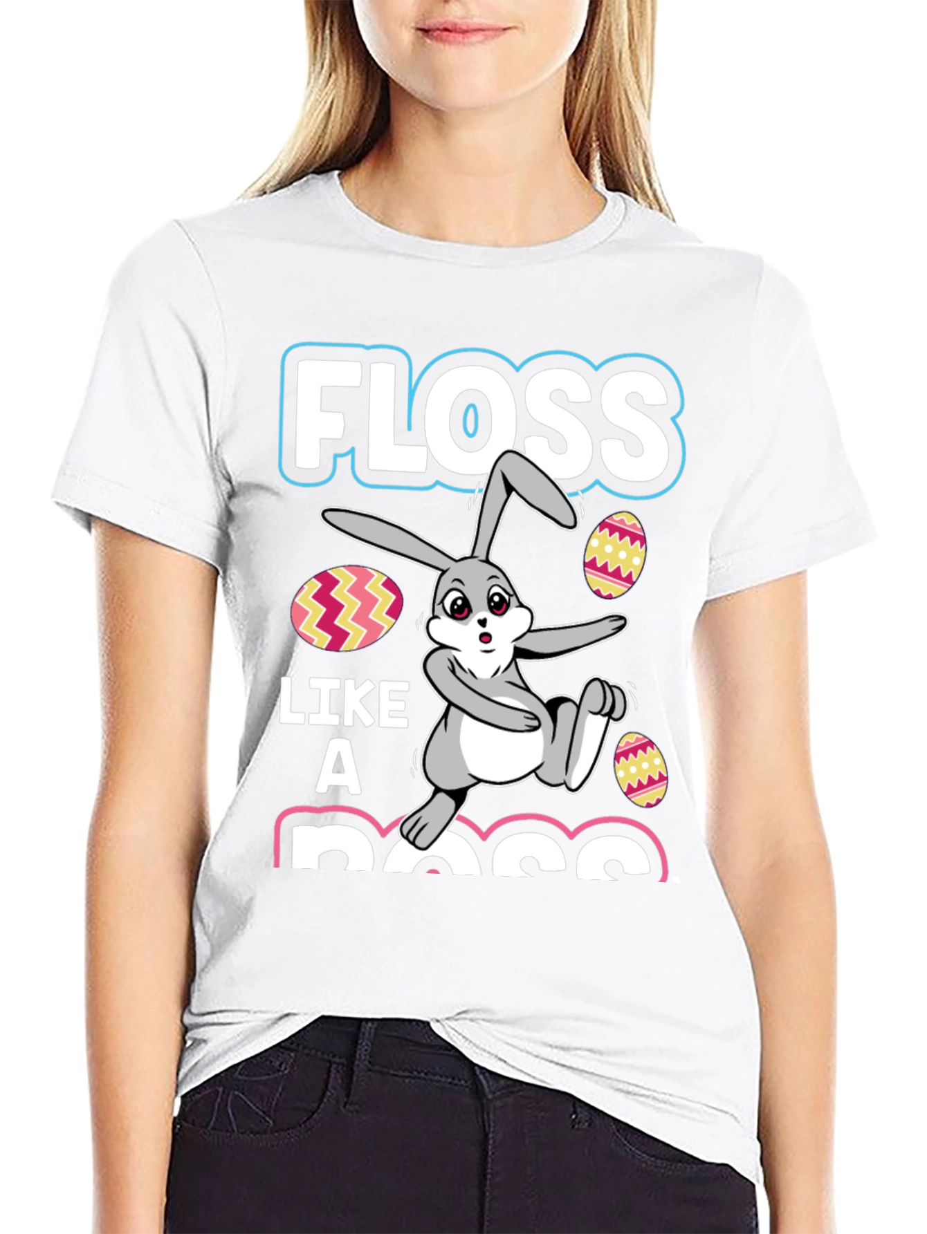 Floss Like A Boss Easter Bunny T-Shirt
