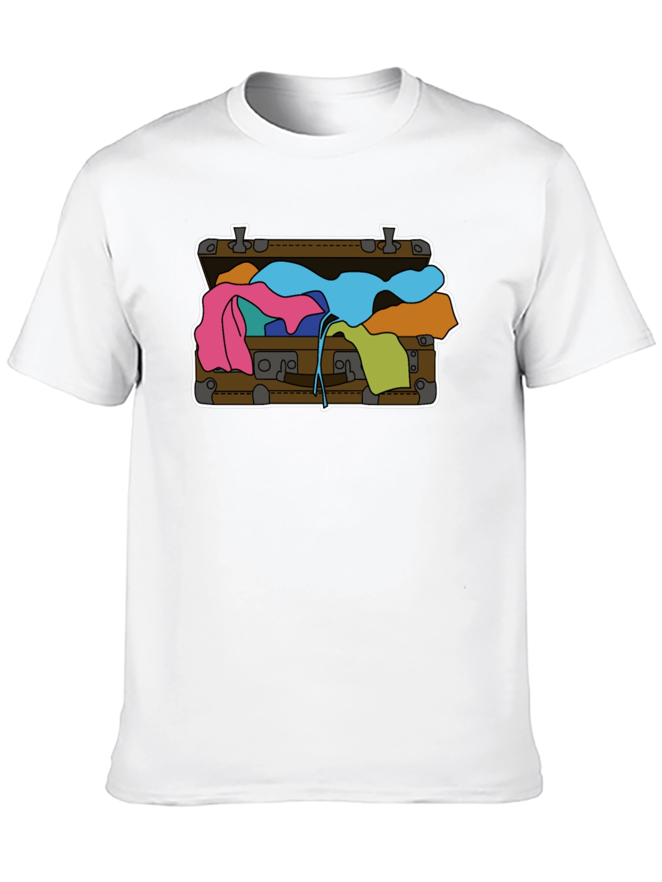 Suitcase Graphic Tee - Novelty Travel Shirt
