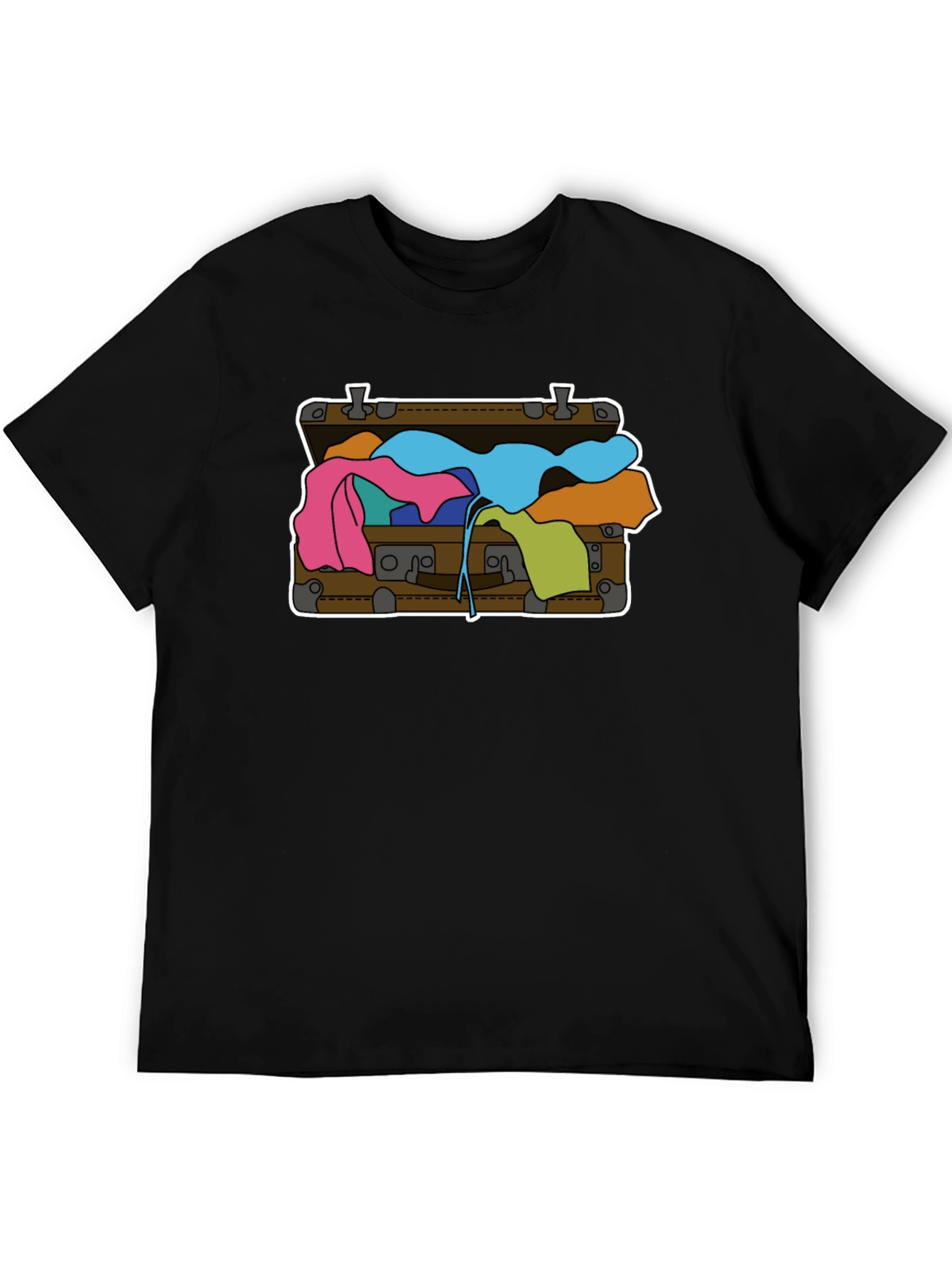 Suitcase Graphic Tee - Novelty Travel Shirt