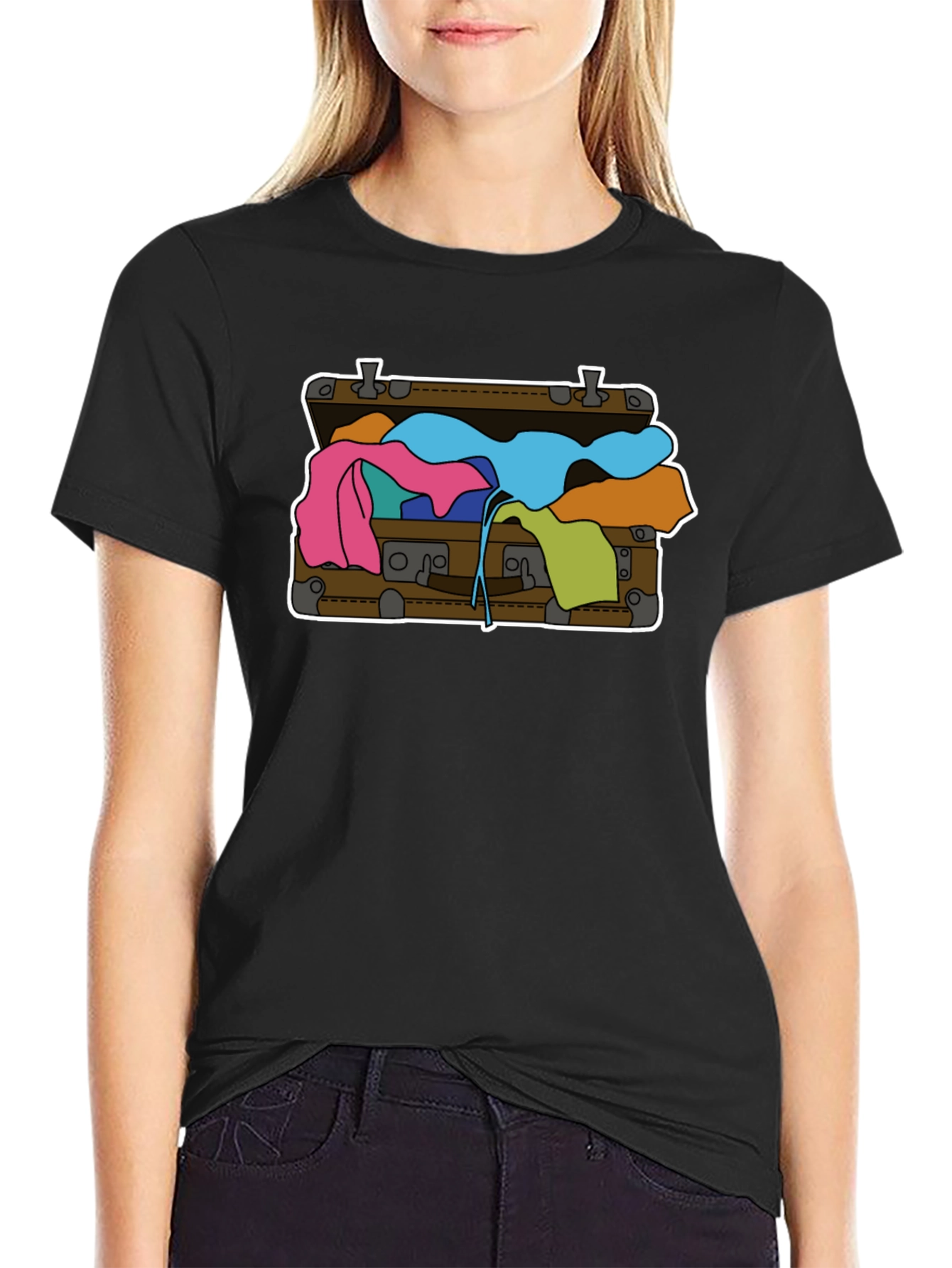 Suitcase Graphic Tee - Novelty Travel Shirt