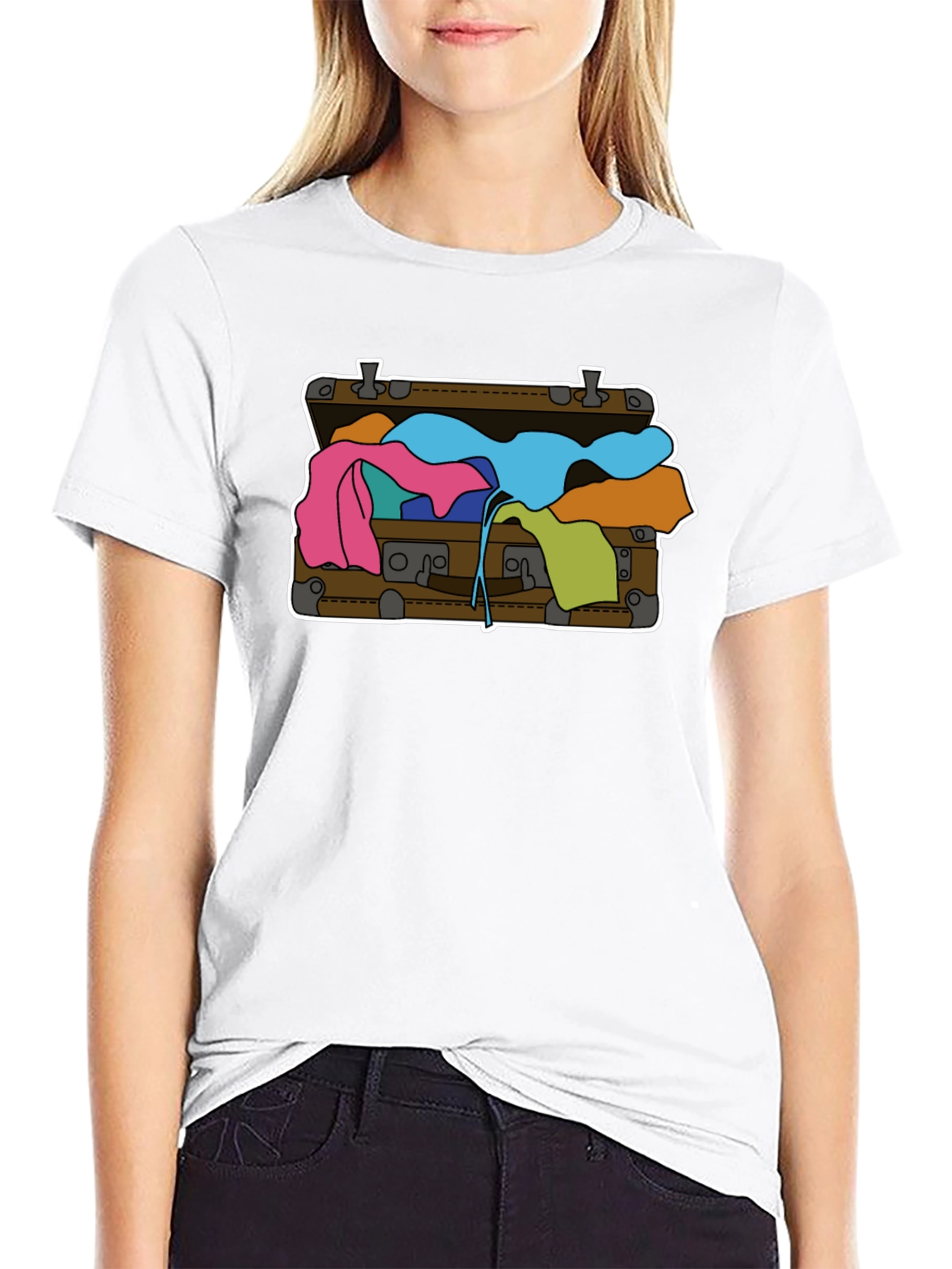 Suitcase Graphic Tee - Novelty Travel Shirt