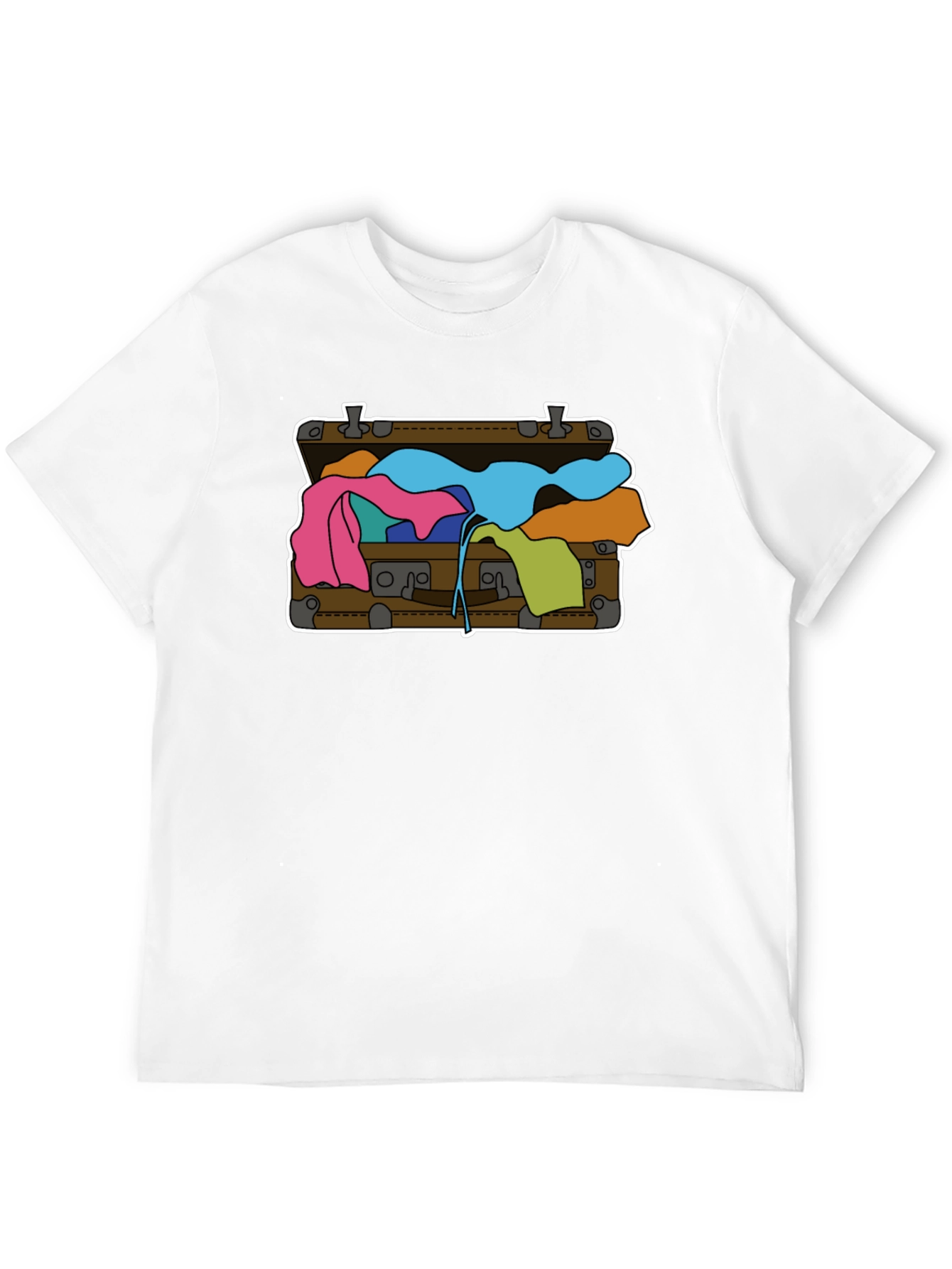 Suitcase Graphic Tee - Novelty Travel Shirt