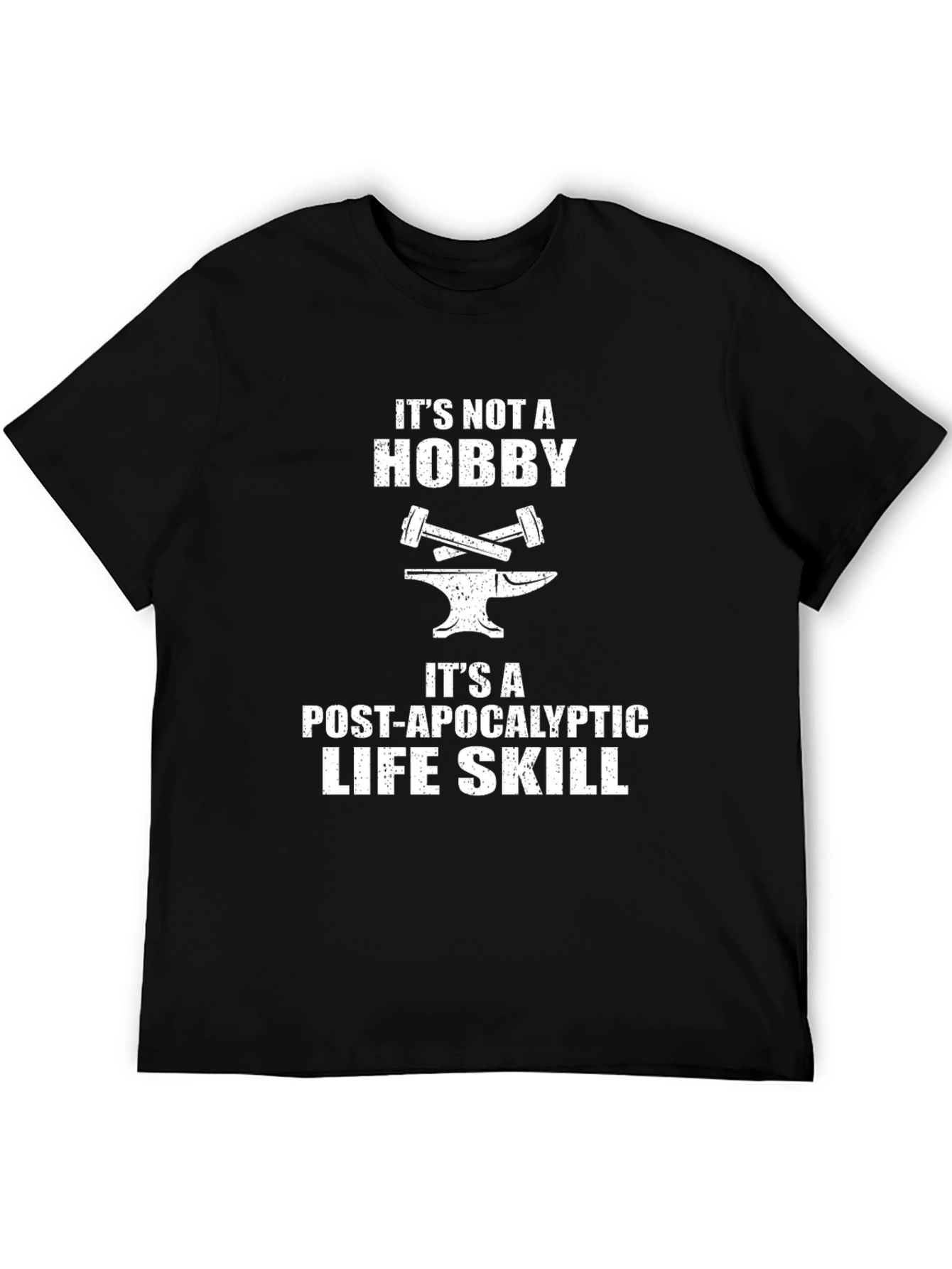 Post-Apocalyptic Life Skill Black T-Shirt