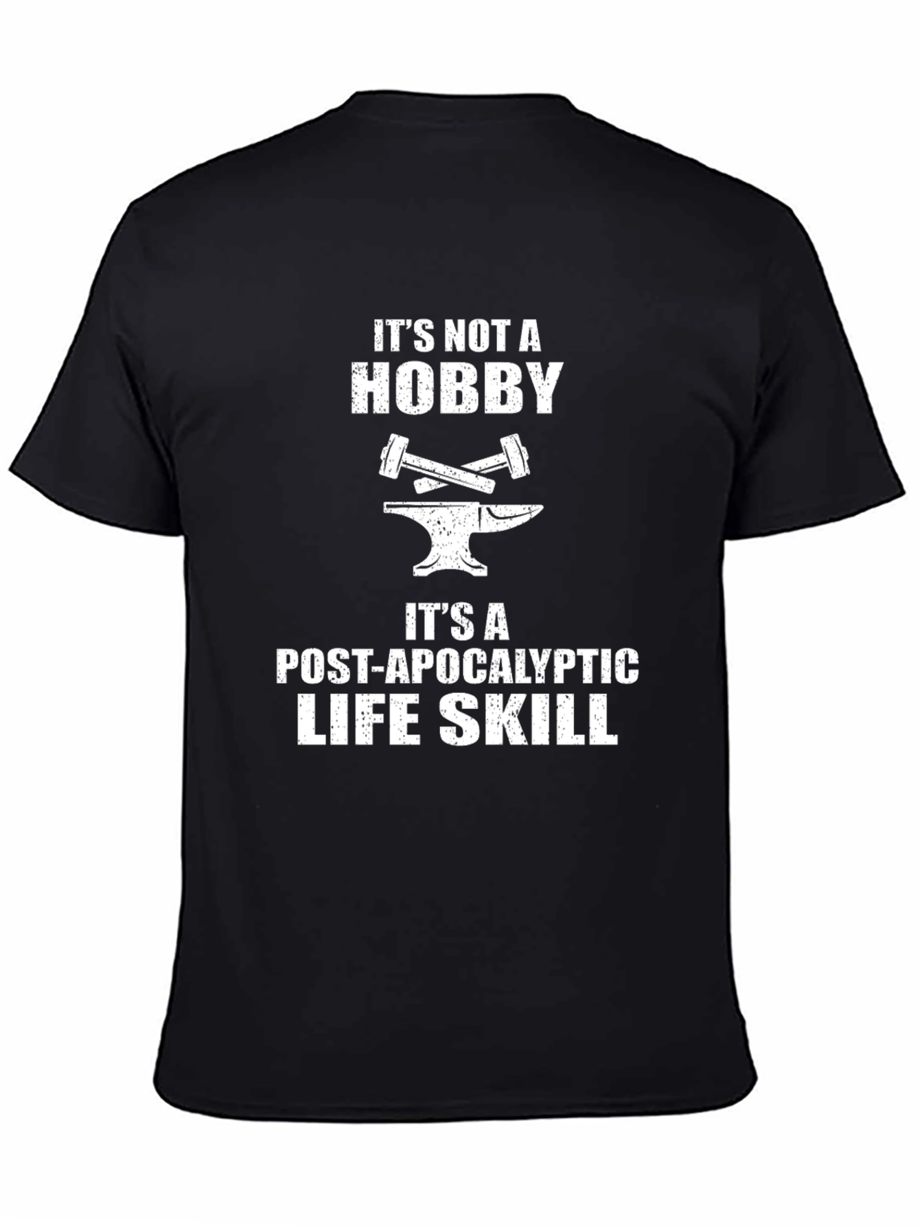 Post-Apocalyptic Life Skill Black T-Shirt