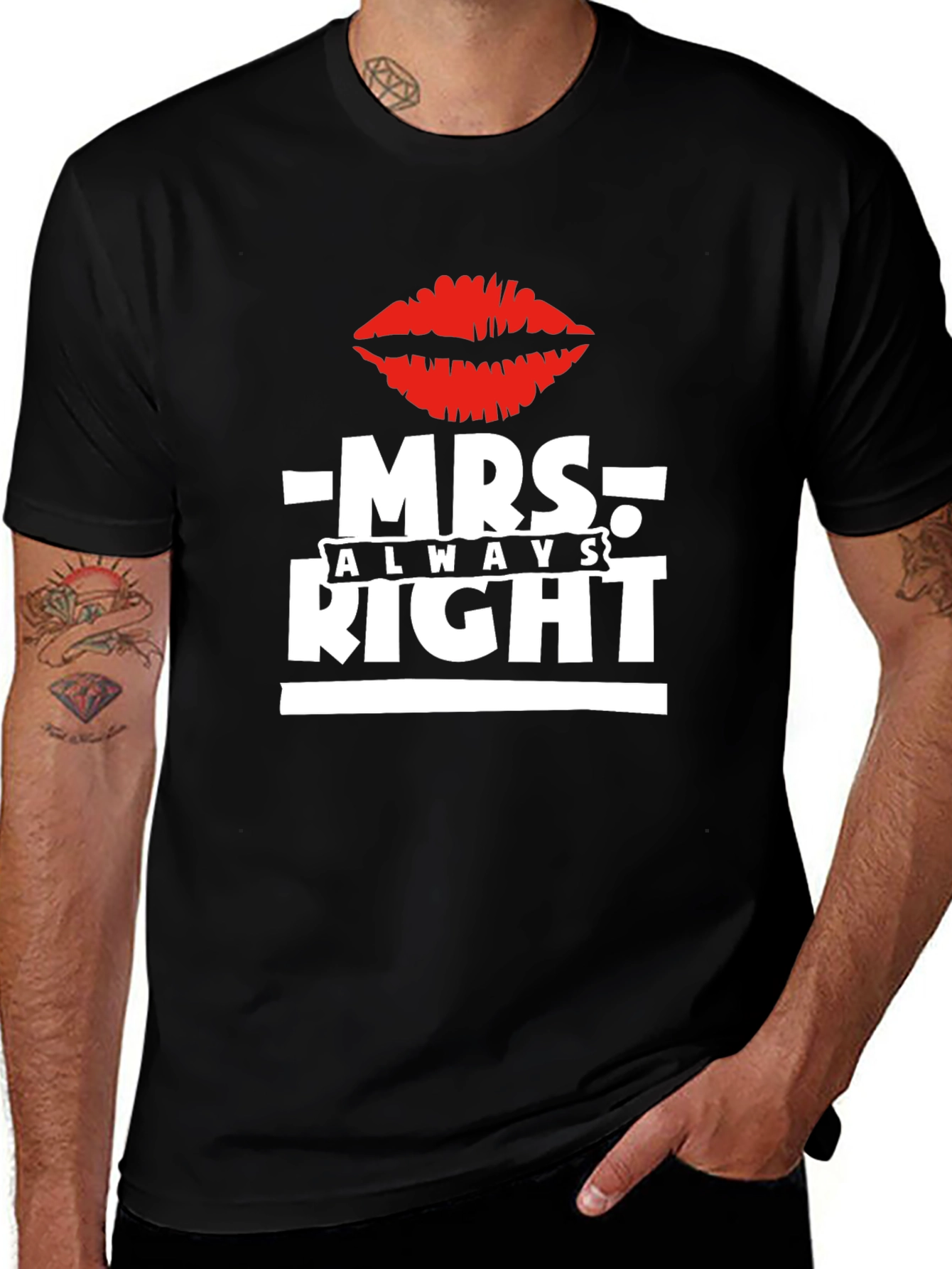 Mrs Always Right Black T-Shirt