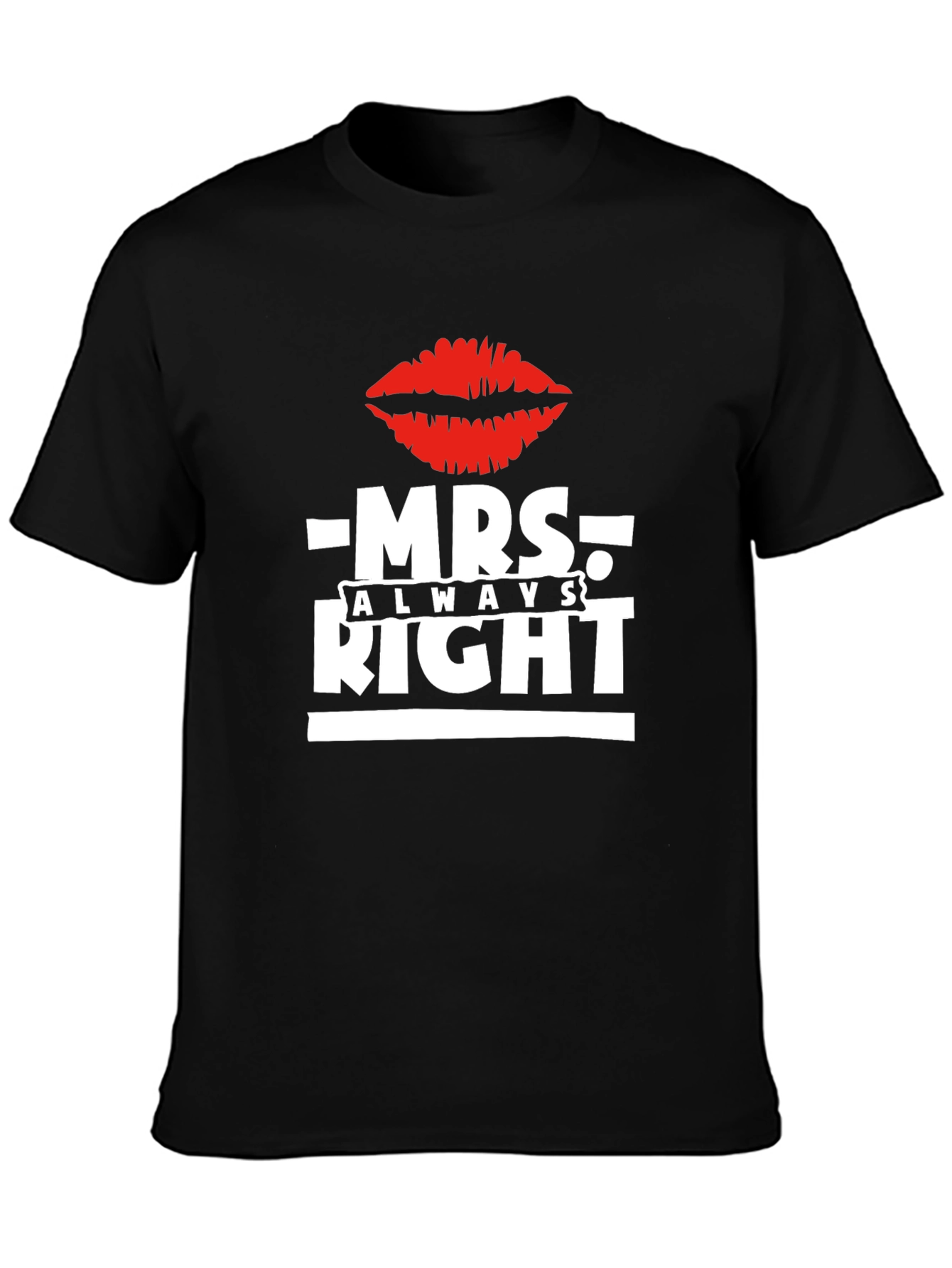 Mrs Always Right Black T-Shirt
