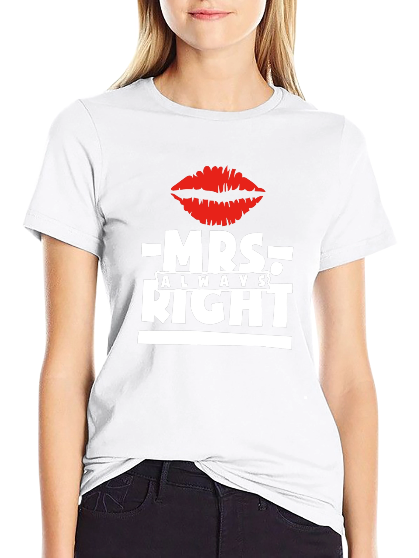 Mrs Always Right Black T-Shirt