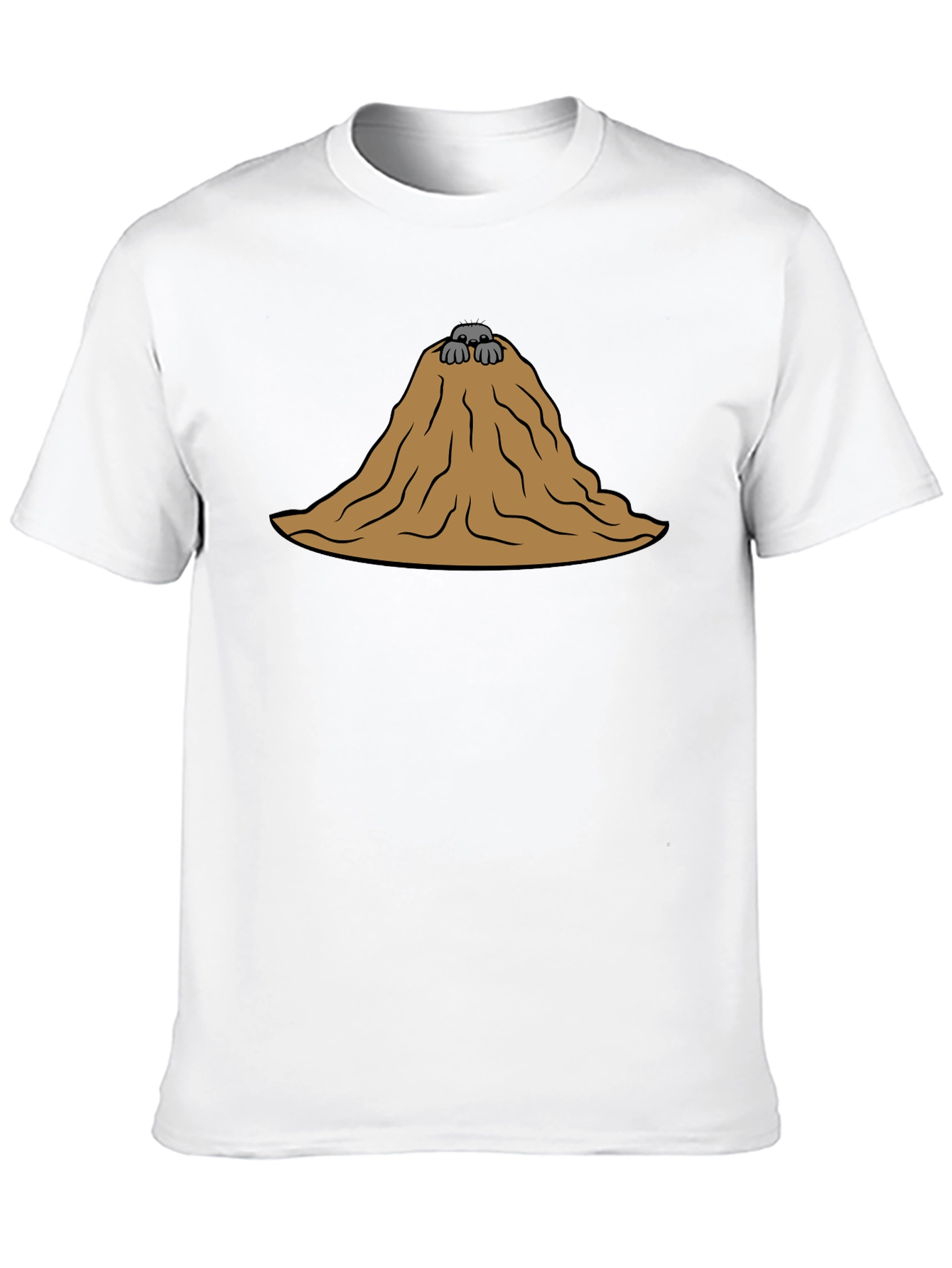 Molehill T-Shirt - Funny Cartoon Graphic Tee