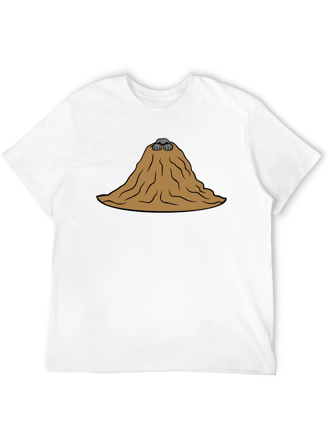 Molehill T-Shirt - Funny Cartoon Graphic Tee