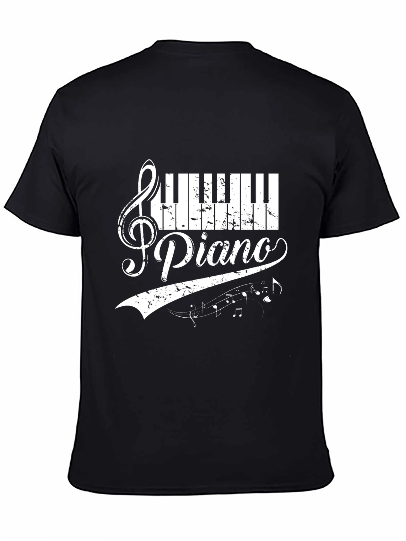 Piano Music Graphic T-Shirt for Musicians