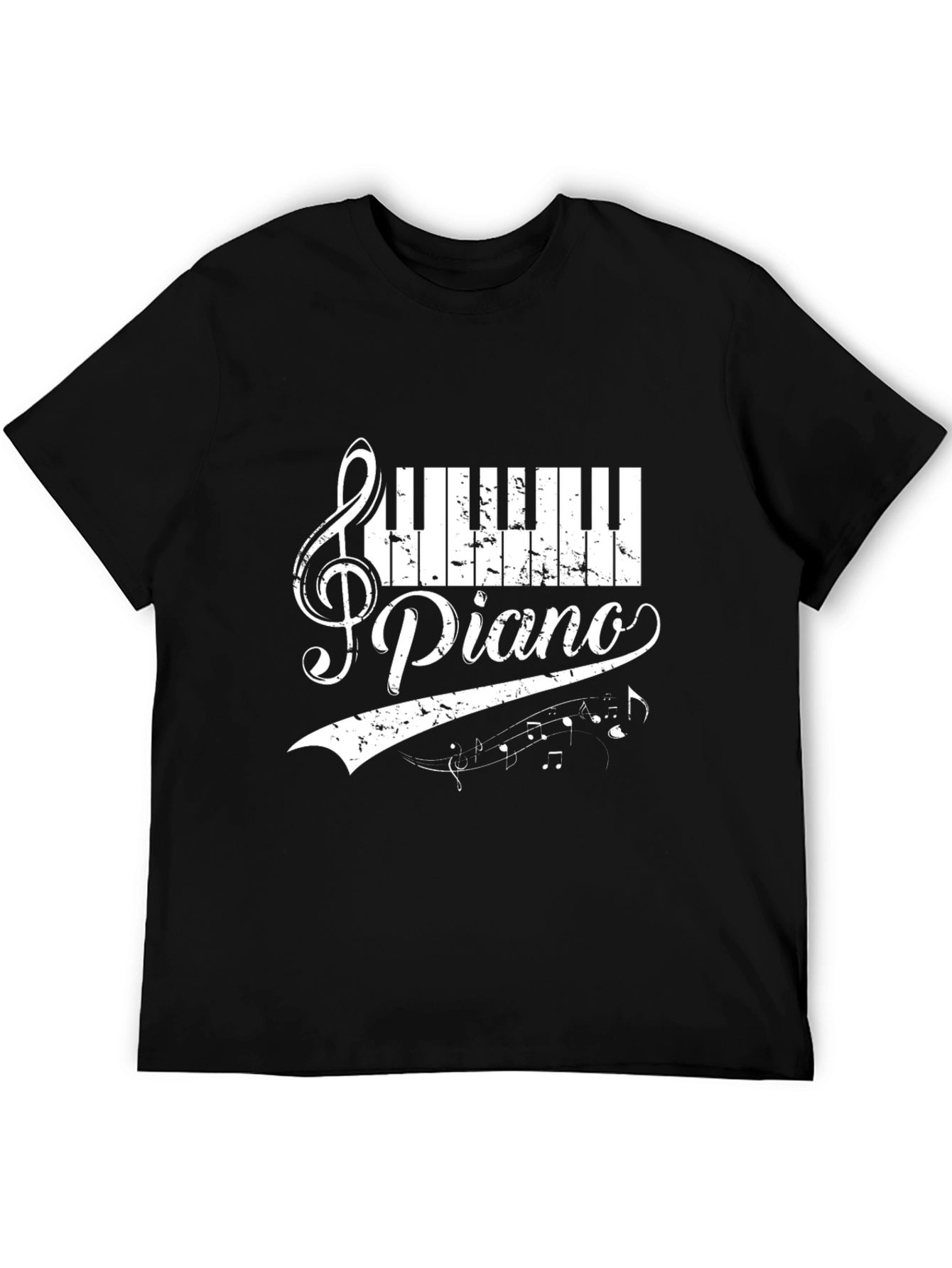 Piano Music Graphic T-Shirt for Musicians
