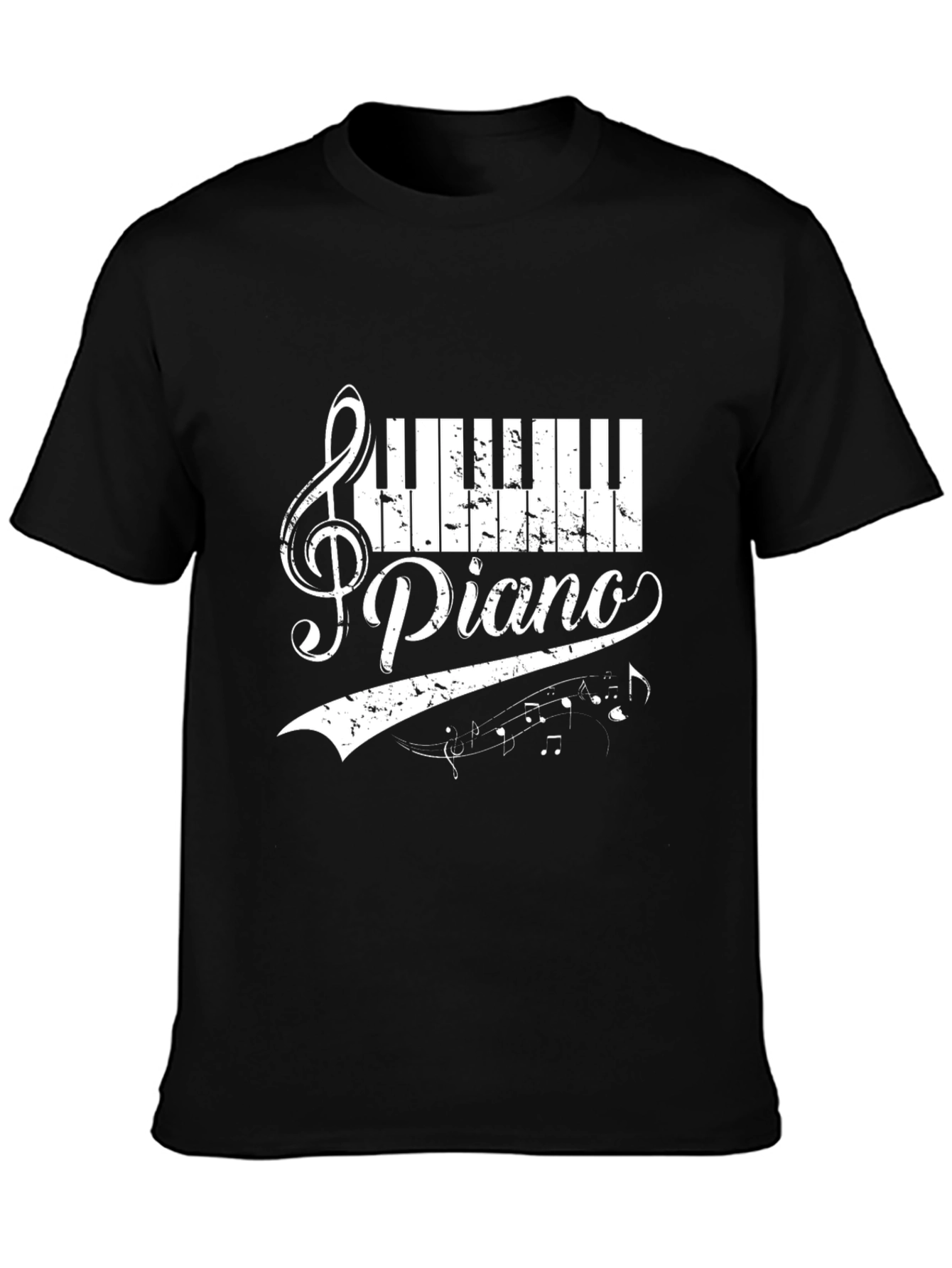 Piano Music Graphic T-Shirt for Musicians