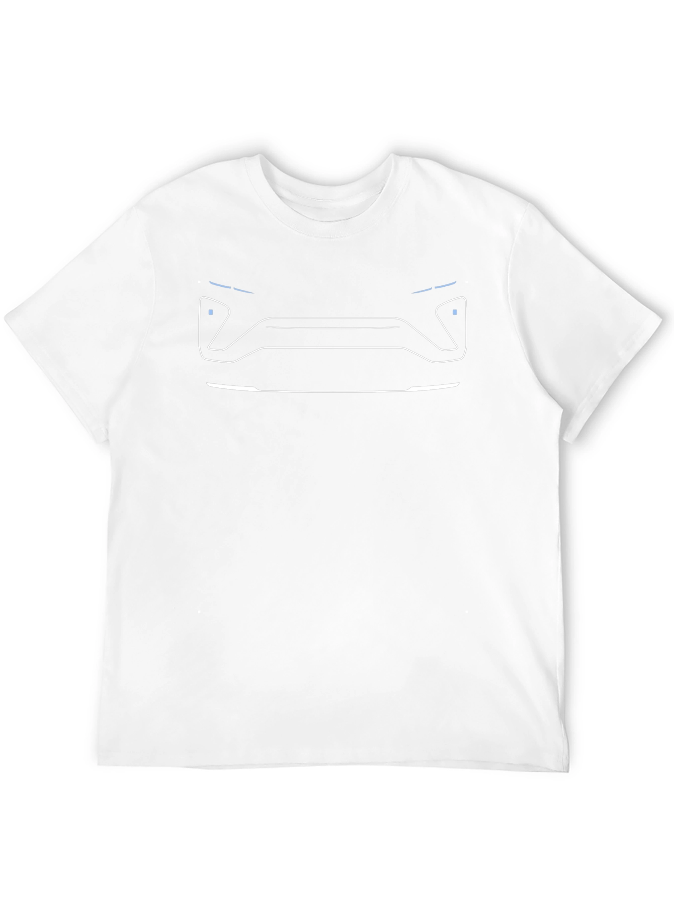 Abstract Car Front T-Shirt - Black