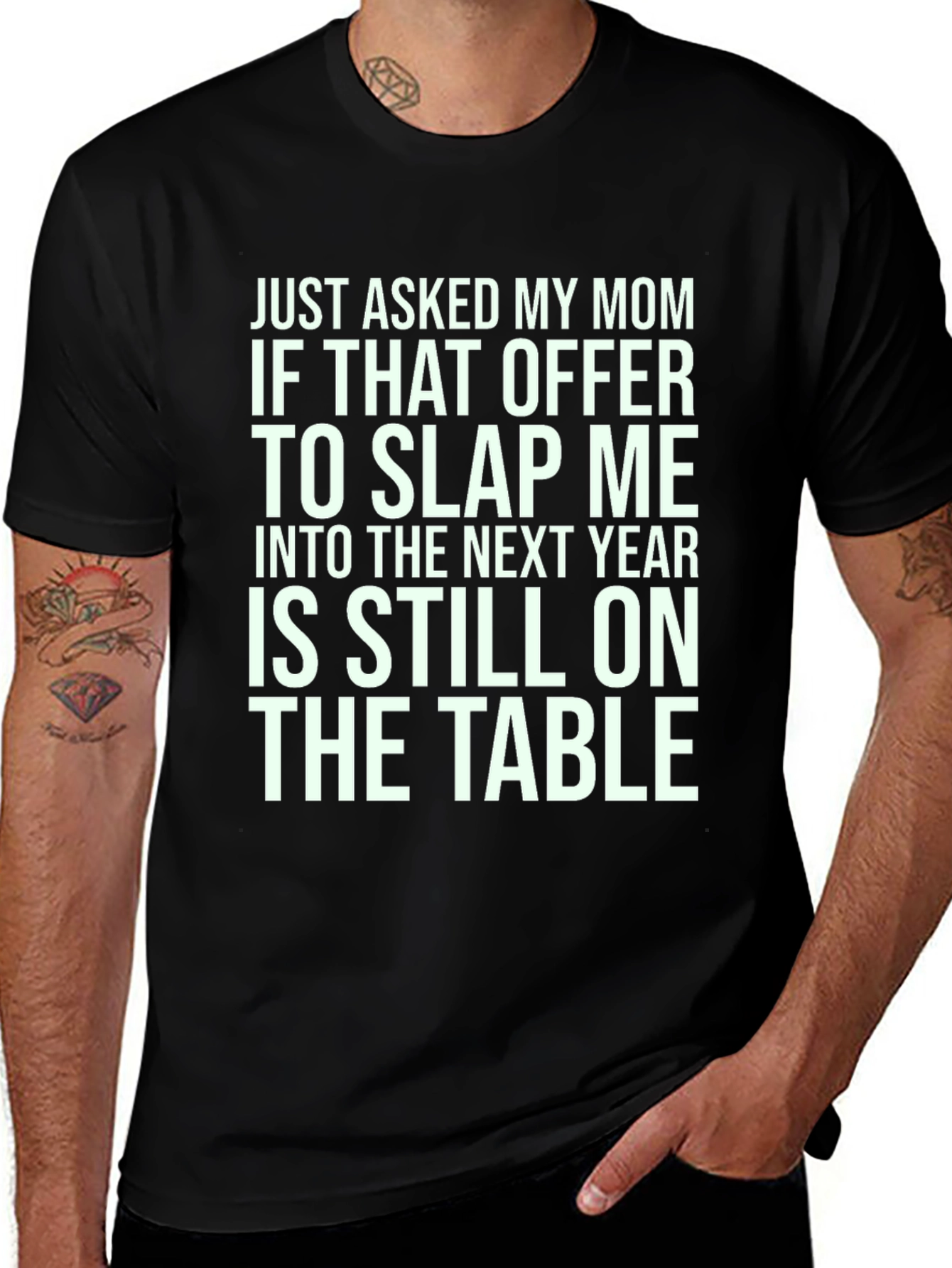 Slap Me Into Next Year T-Shirt Funny Joke Tee