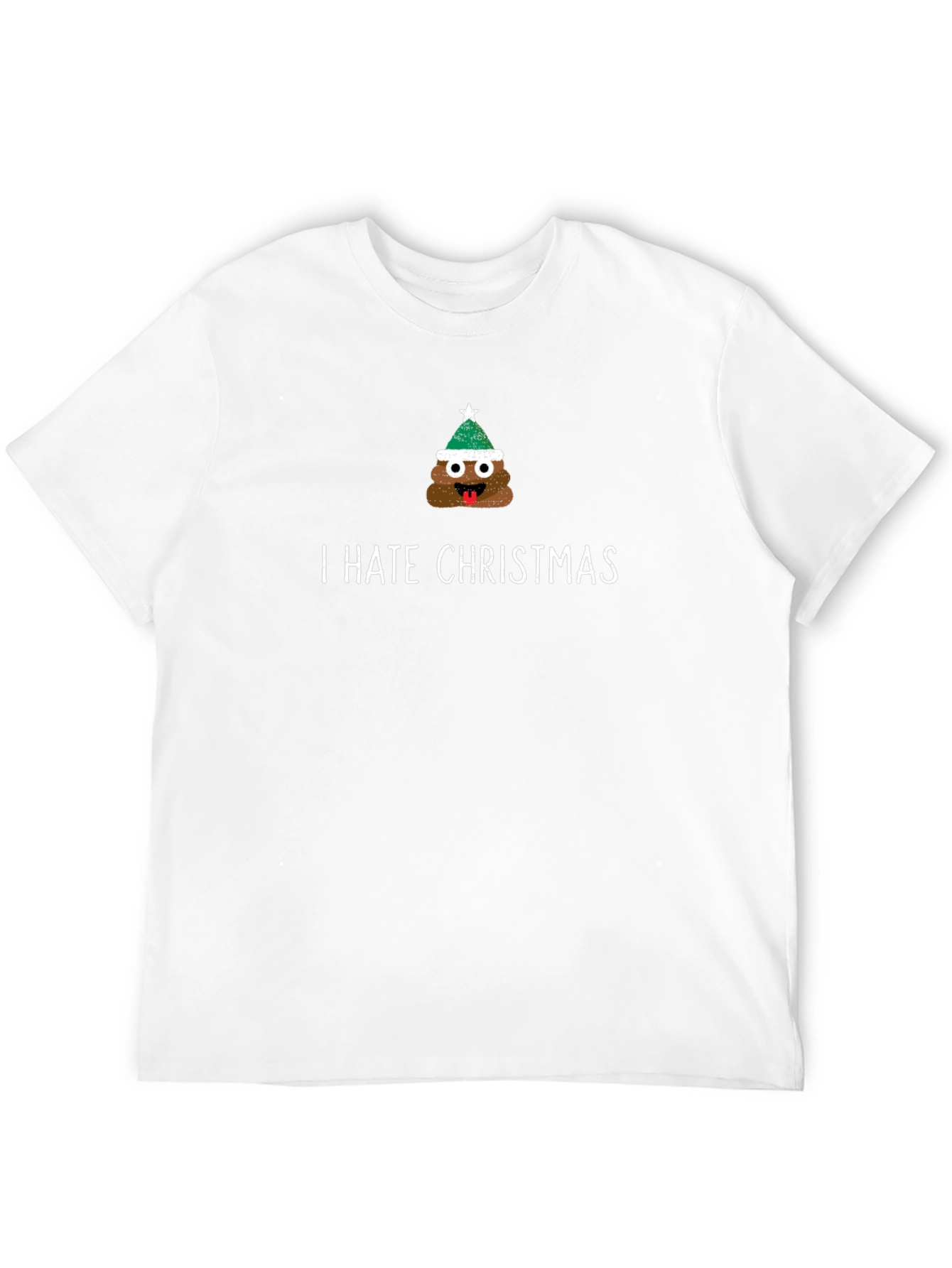 I Hate Christmas Poop Emoji T-Shirt