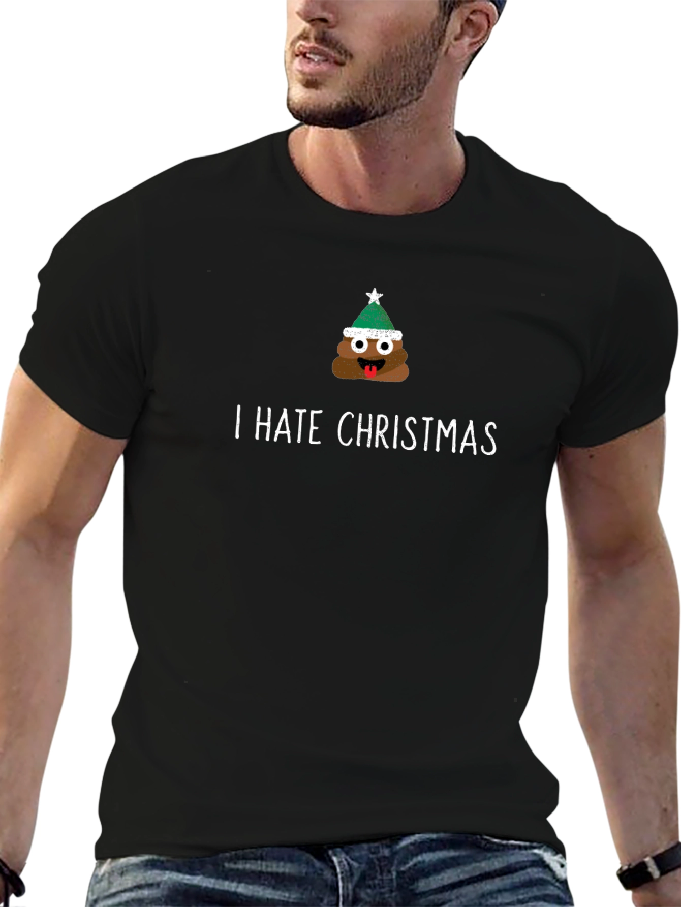I Hate Christmas Poop Emoji T-Shirt