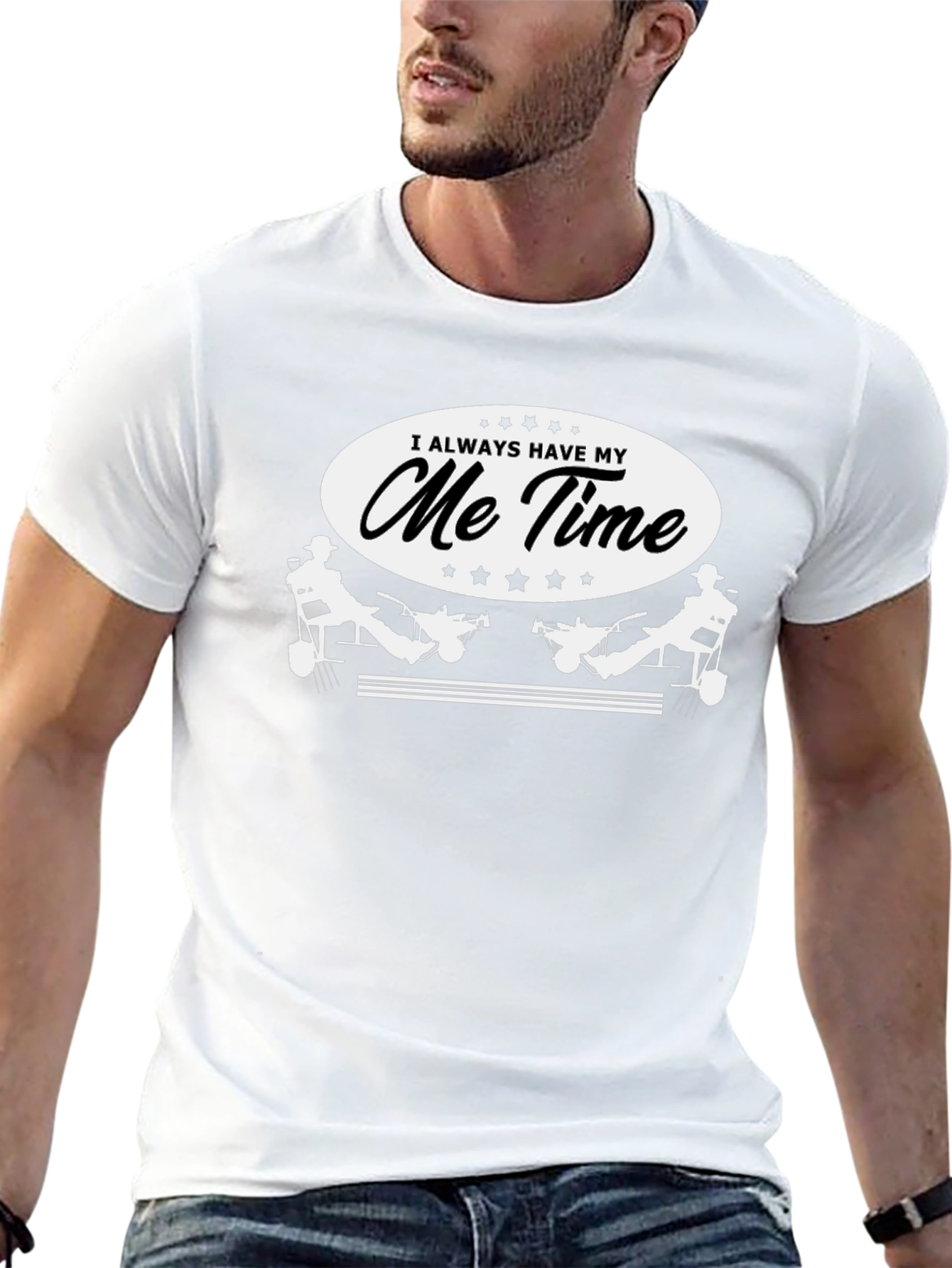 Gardening Me Time T-Shirt - Black