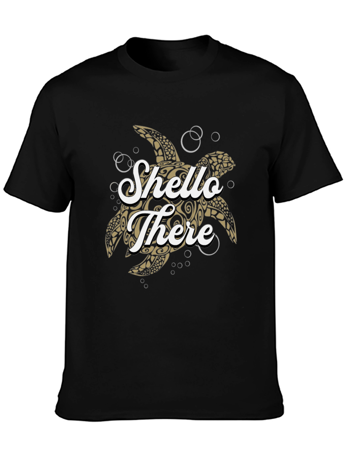 Shello There Turtle Graphic T-Shirt