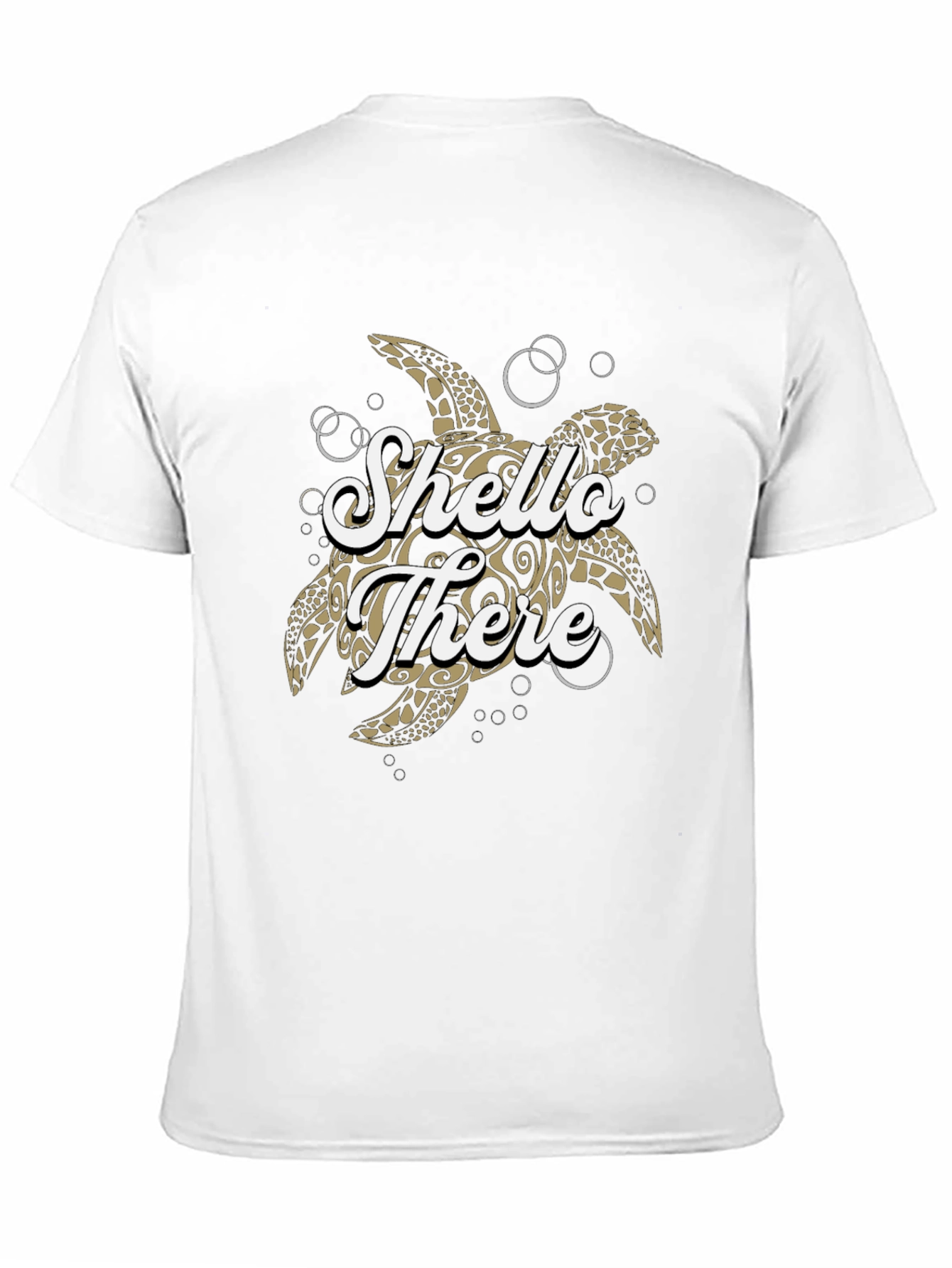 Shello There Turtle Graphic T-Shirt