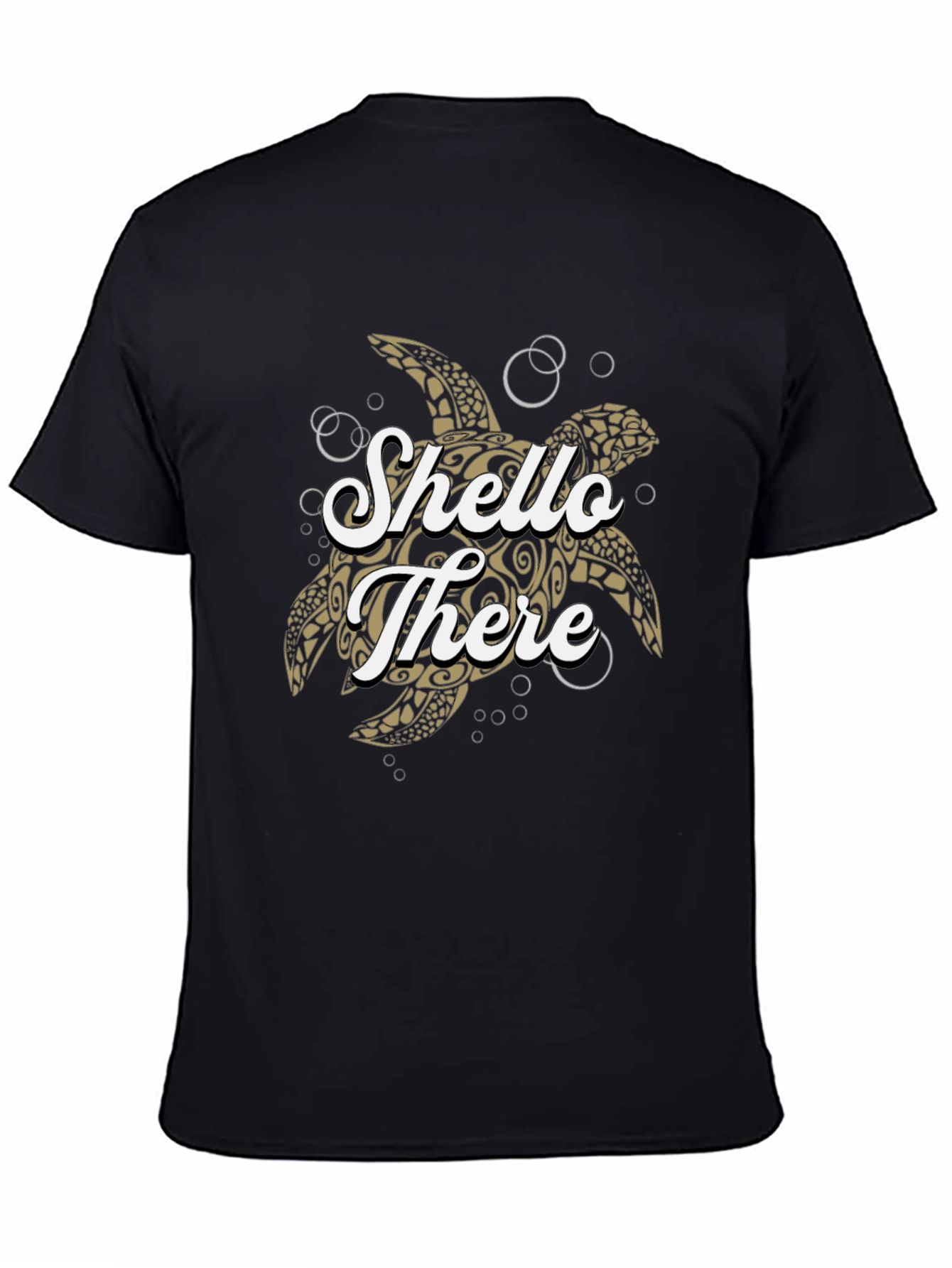 Shello There Turtle Graphic T-Shirt