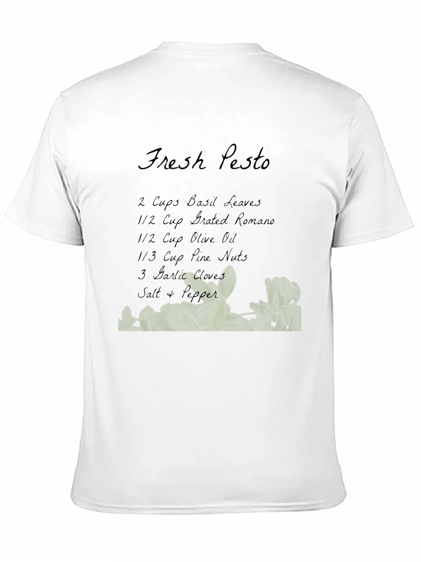 Fresh Pesto Recipe T-Shirt