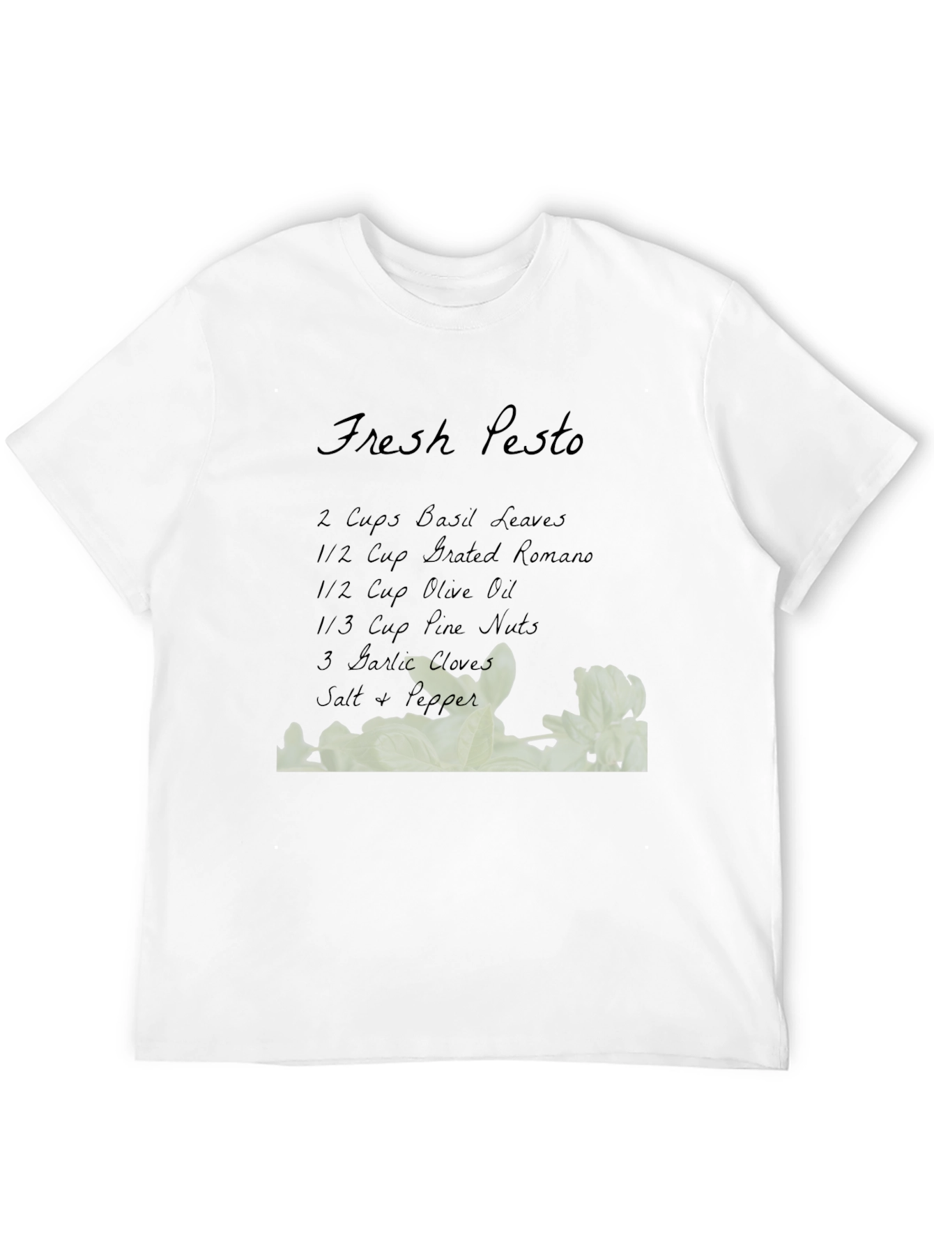 Fresh Pesto Recipe T-Shirt