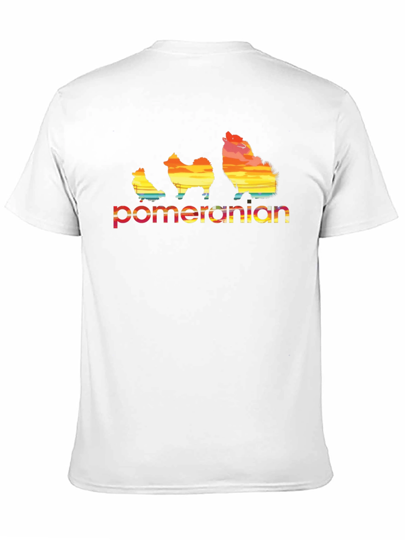 Pomeranian Sunset Graphic Tee - Unique Dog Lover Gift