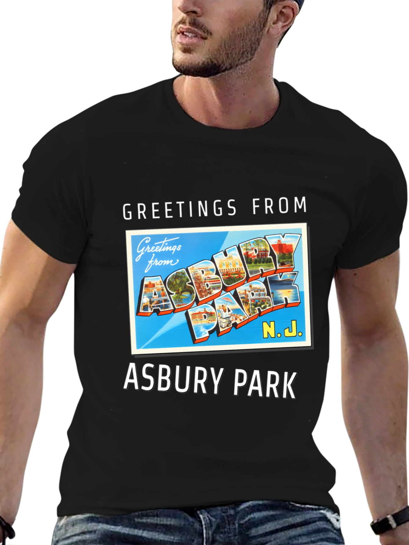 Greetings From Asbury Park Graphic T-Shirt