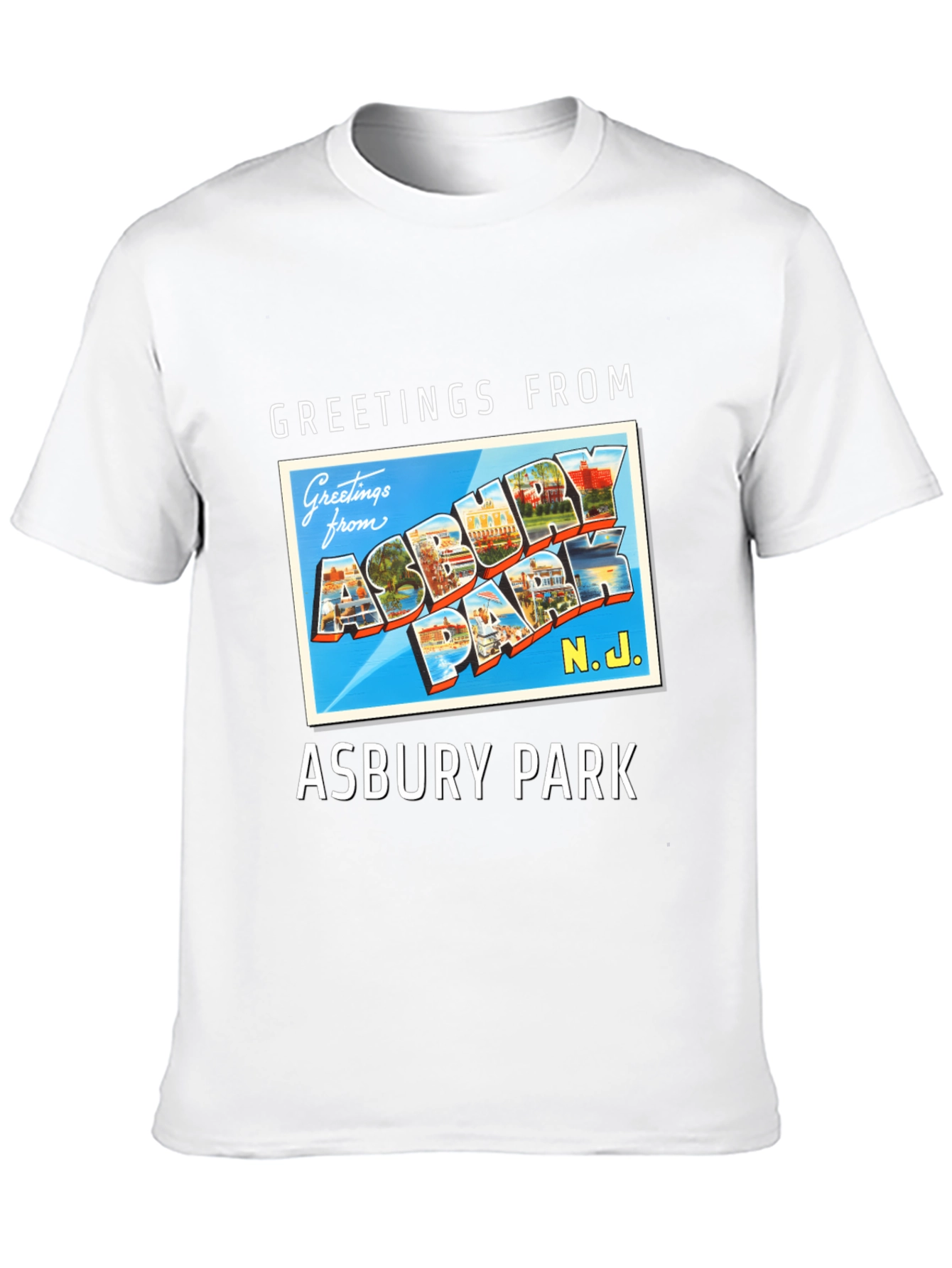 Greetings From Asbury Park Graphic T-Shirt