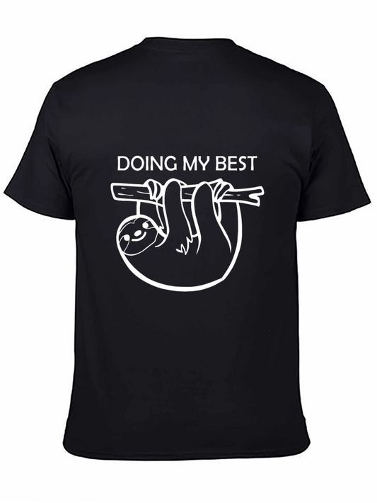 Doing My Best Sloth Graphic Tee - Relaxed Fit