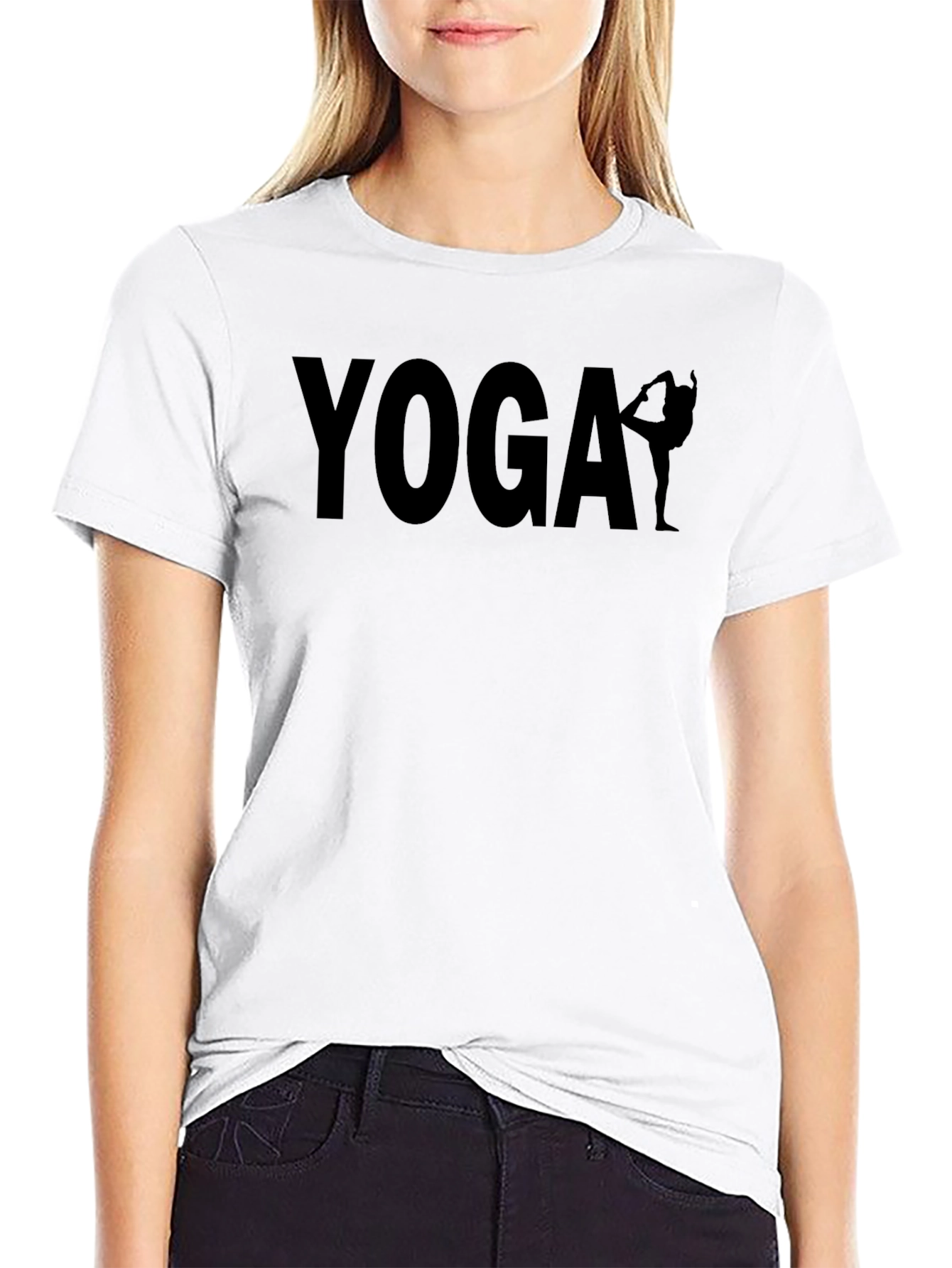 Yoga Pose Graphic T-Shirt - Comfortable Fit