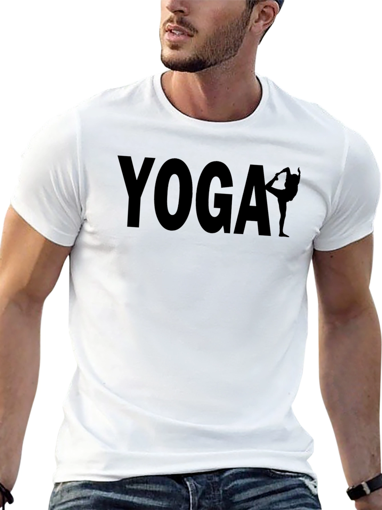 Yoga Pose Graphic T-Shirt - Comfortable Fit